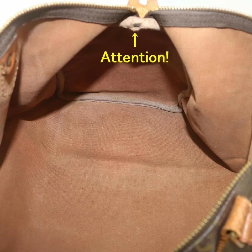 Louis Vuitton Monogram Speedy 35 Boston MM Bag  862666