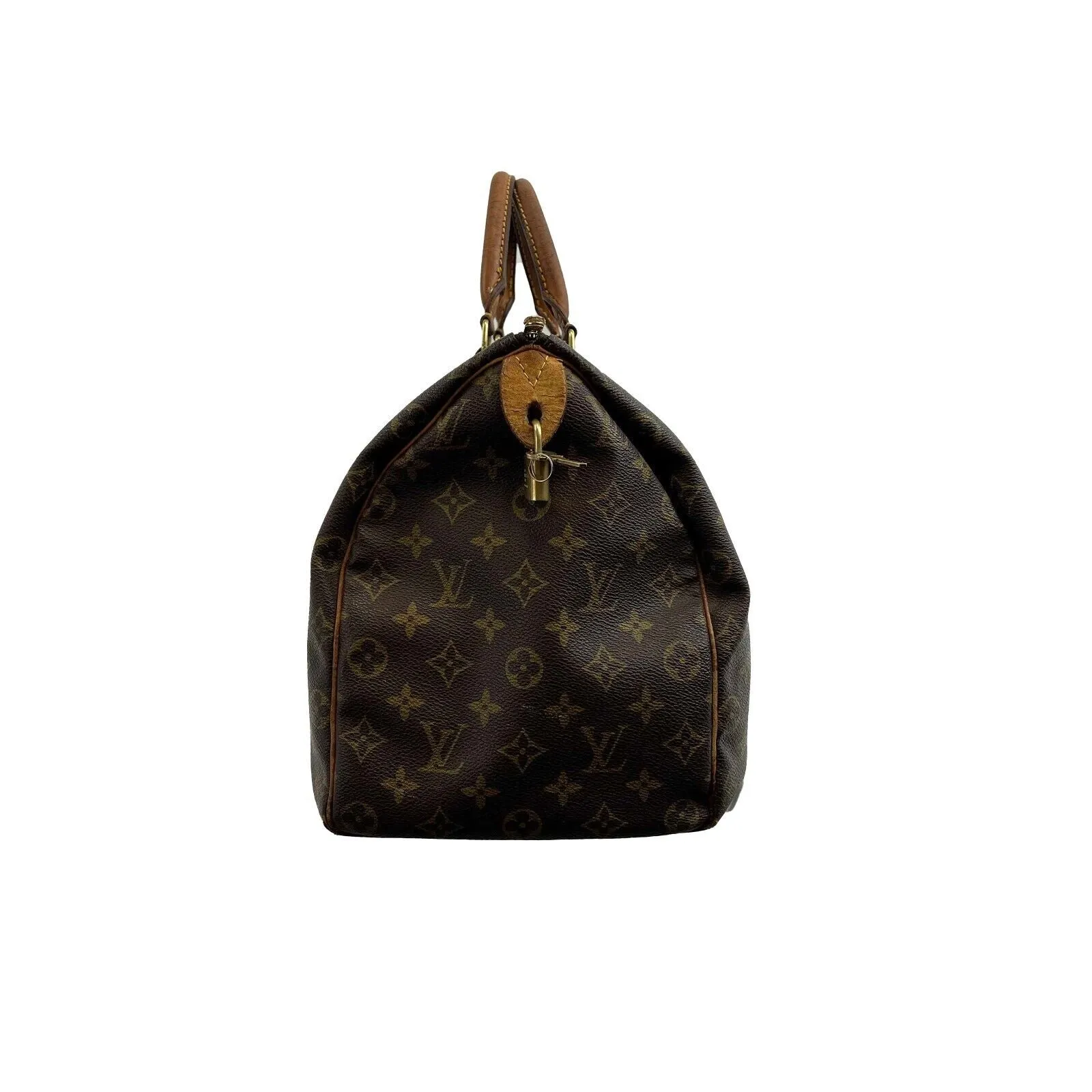 Louis Vuitton - Monogram Speedy 40 - Top Handle w/ Key & Lock
