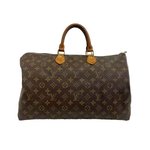 Louis Vuitton - Monogram Speedy 40 - Top Handle w/ Key & Lock