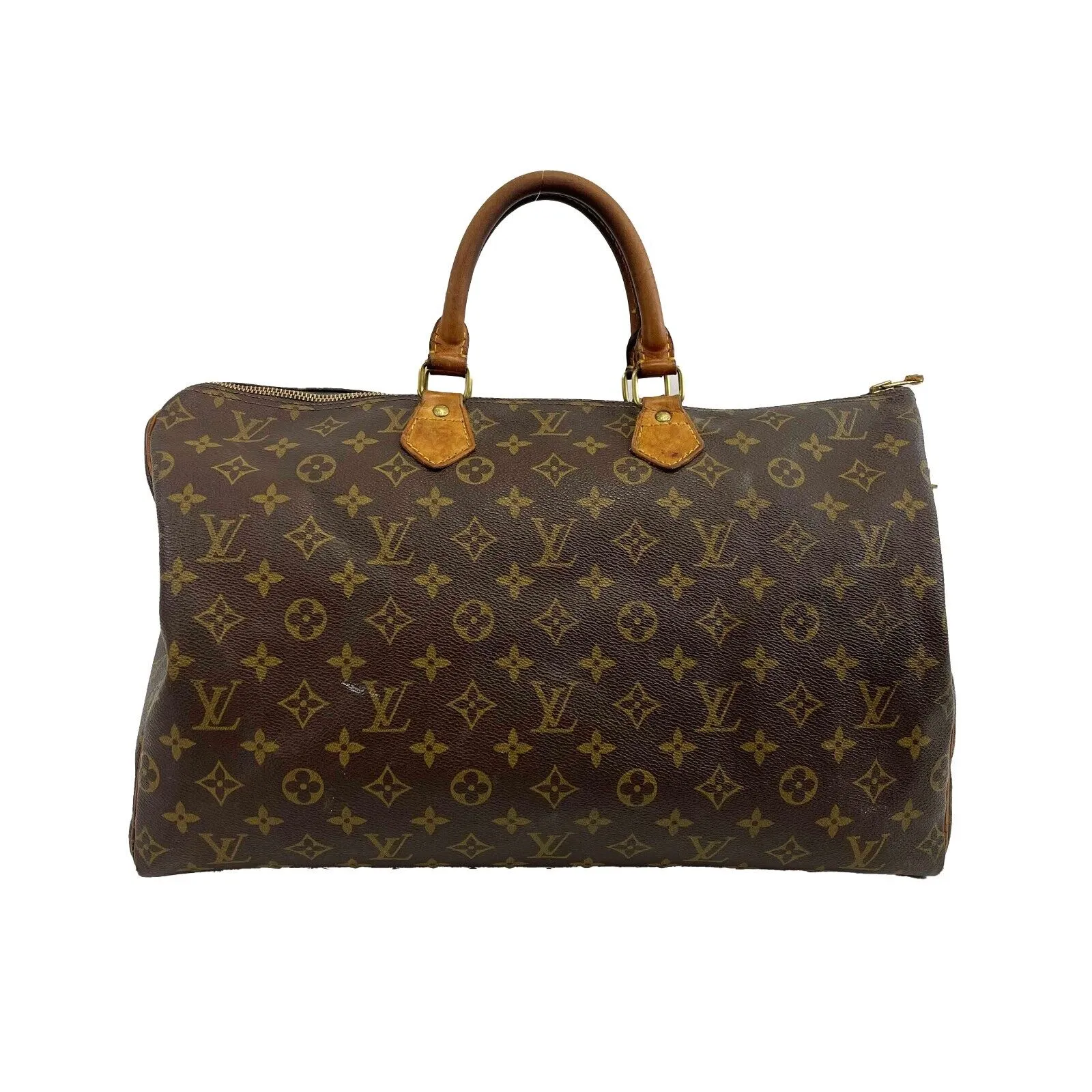 Louis Vuitton - Monogram Speedy 40 - Top Handle w/ Key & Lock