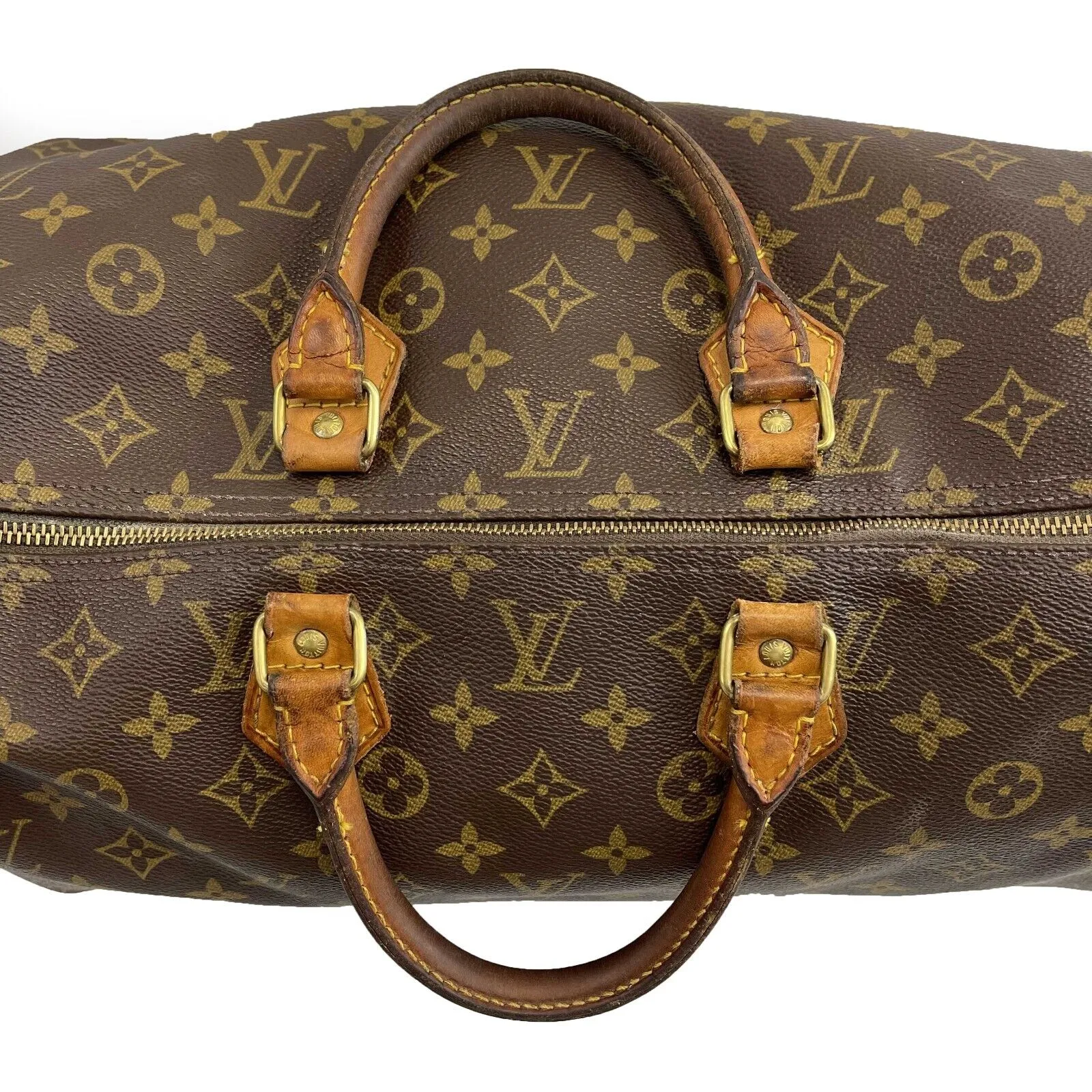 Louis Vuitton - Monogram Speedy 40 - Top Handle w/ Key & Lock