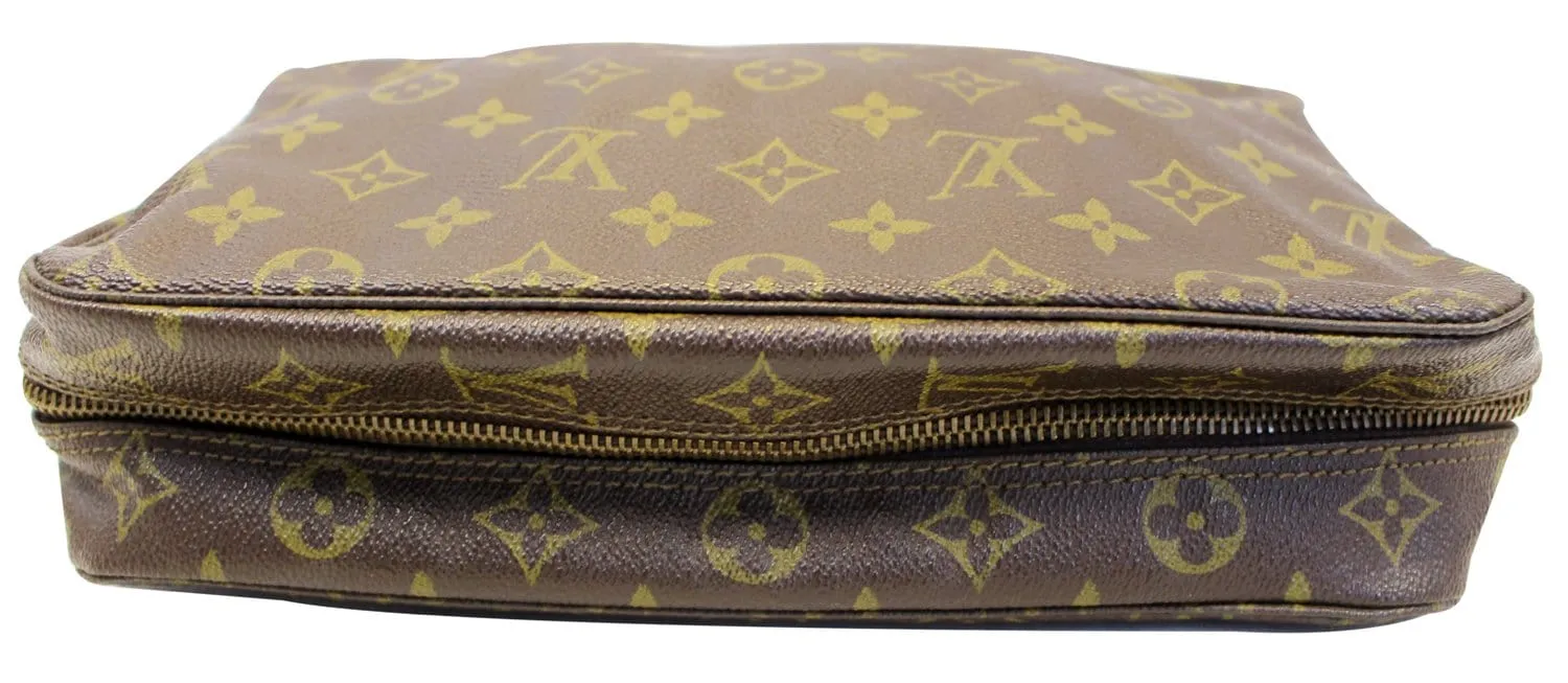 LOUIS VUITTON Monogram Trousse Toilette 28 Clutch Pouch