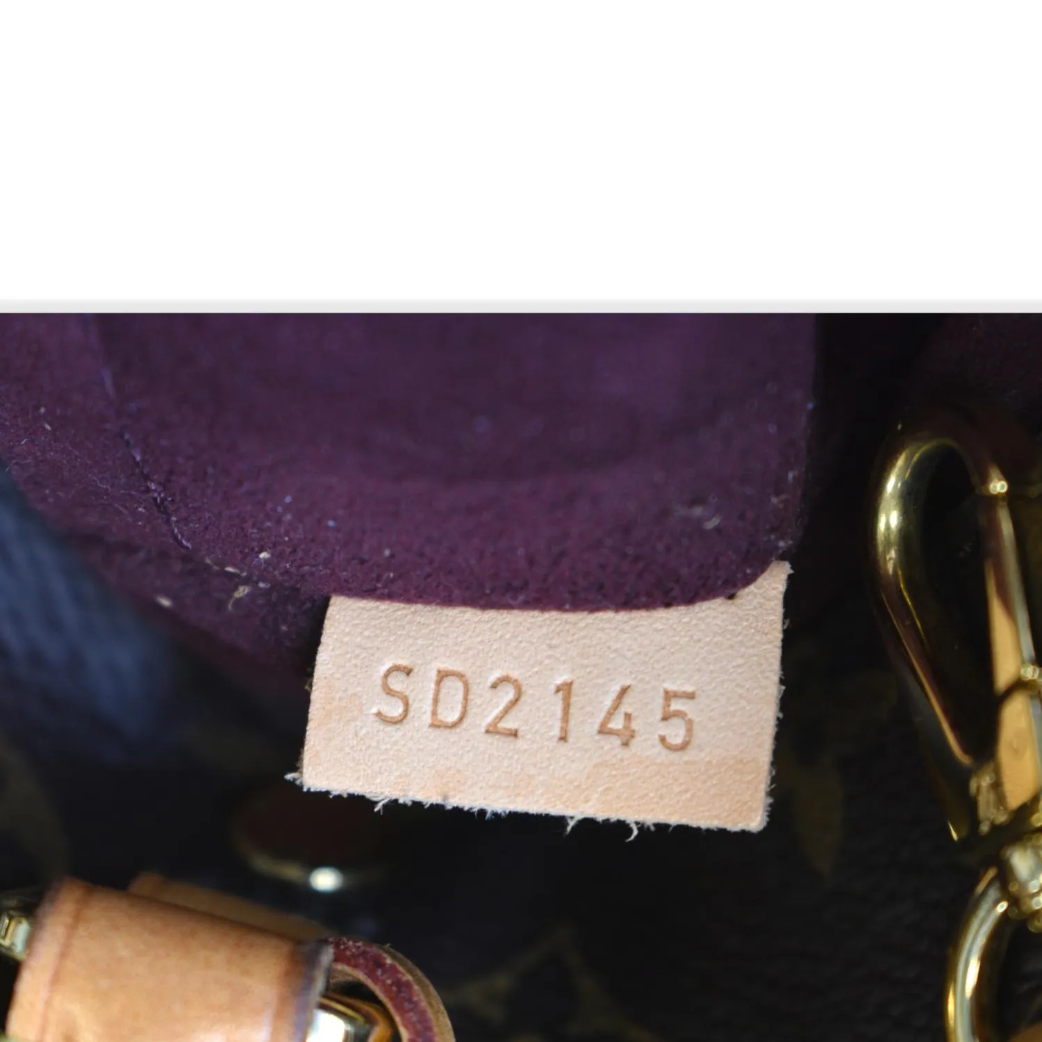LOUIS VUITTON Montaigne BB Monogram Canvas Satchel Bag Brown