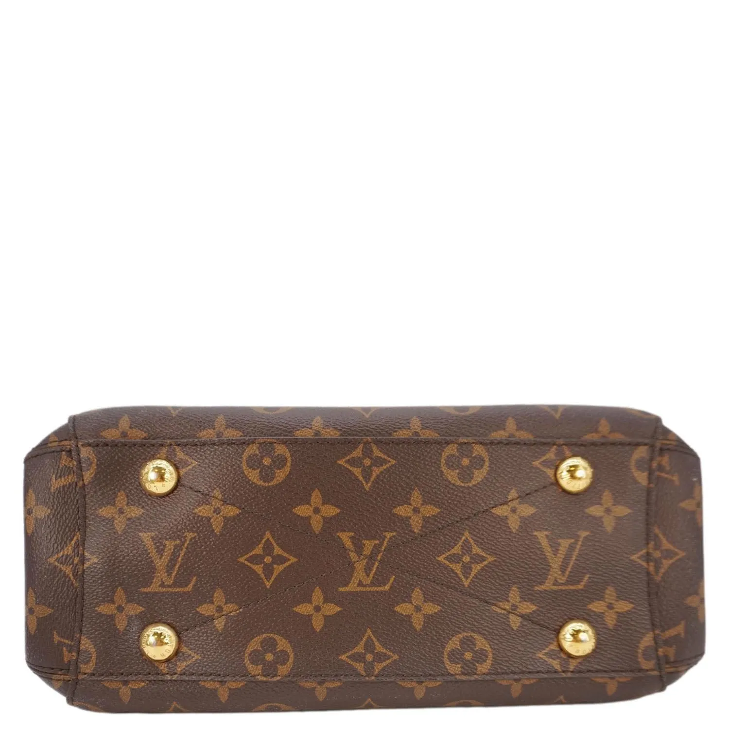 LOUIS VUITTON Montaigne BB Monogram Canvas Shoulder Bag Brown