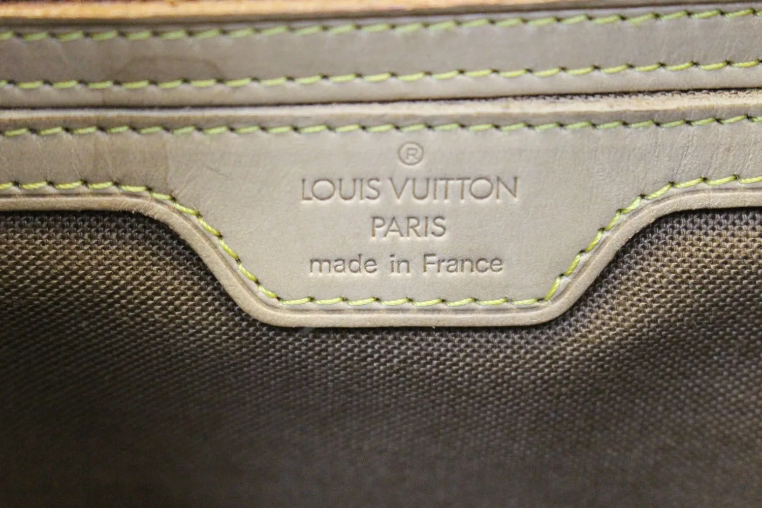 LOUIS VUITTON Montsouris GM Monogram Canvas Backpack Bag Brown