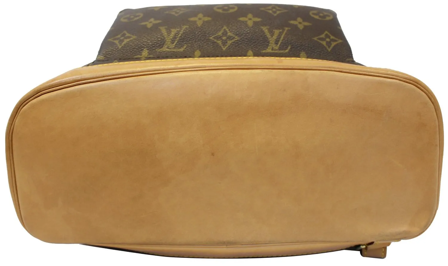 LOUIS VUITTON Montsouris GM Monogram Canvas Backpack Bag Brown