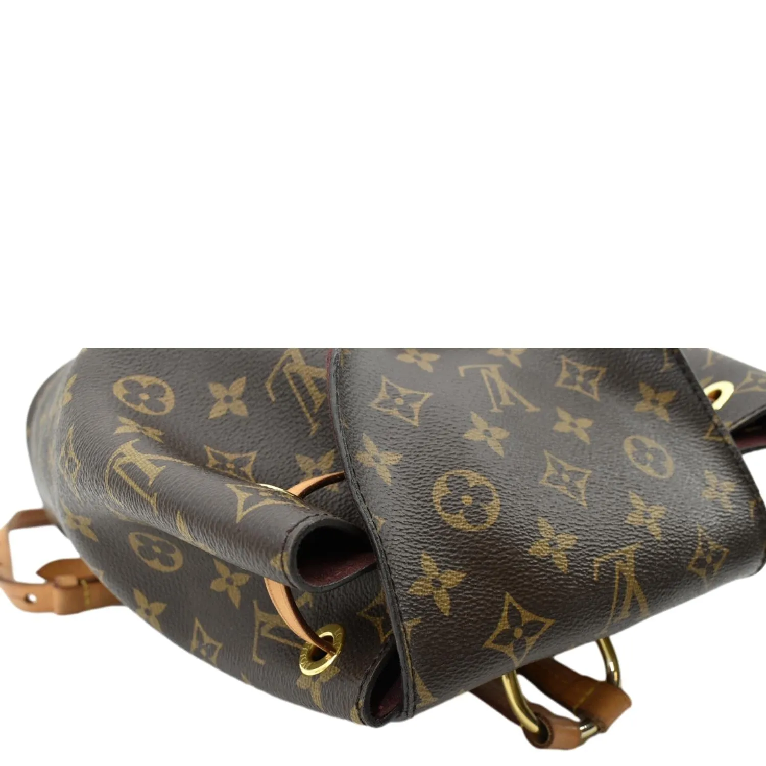 LOUIS VUITTON Montsouris NM Monogram Canvas Backpack Bag Brown