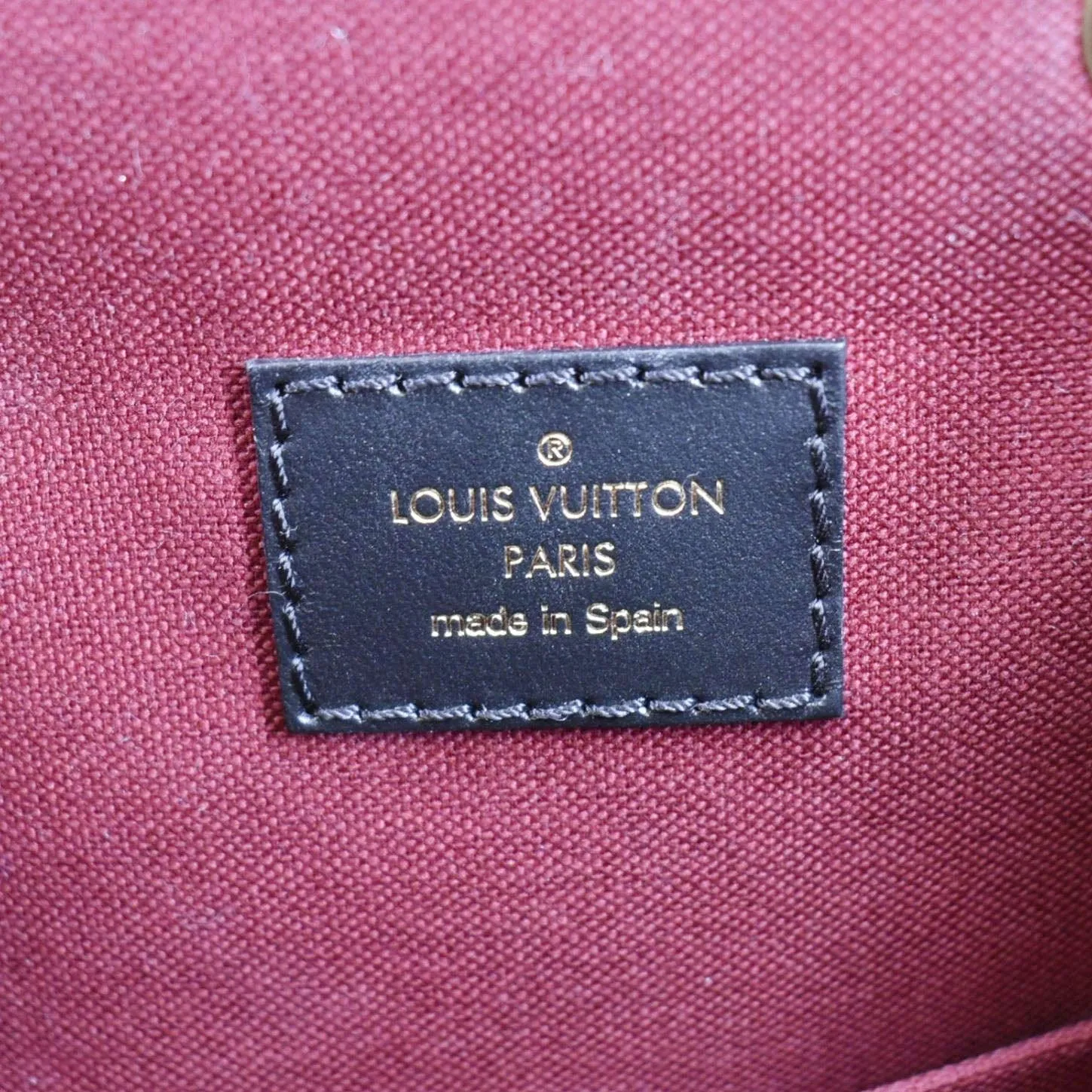 LOUIS VUITTON Montsouris NM Monogram Canvas Leather Backpack Bag Black