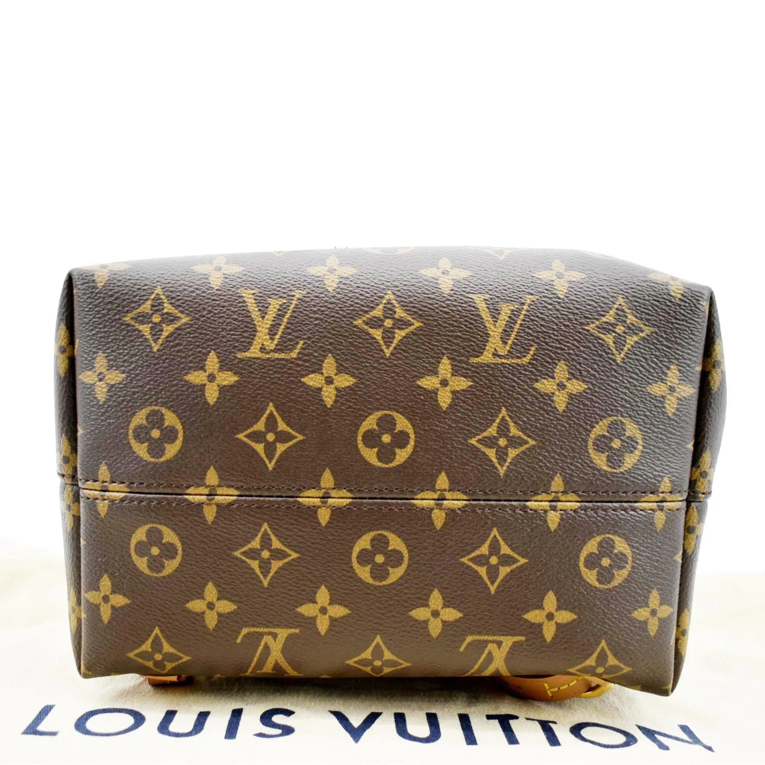 LOUIS VUITTON Montsouris NM PM Monogram Canvas Backpack Bag Brown