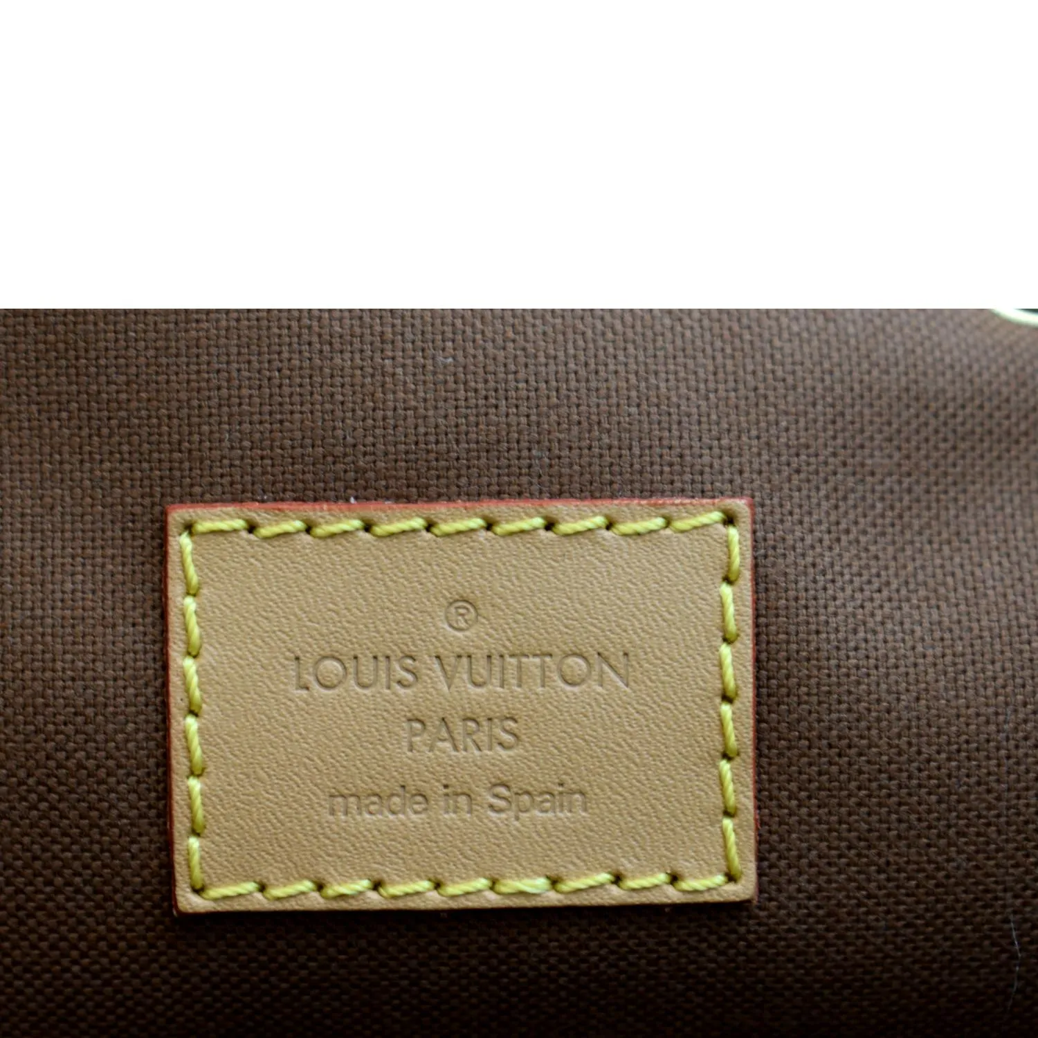LOUIS VUITTON Montsouris PM Monogram Canvas Backpack Brown