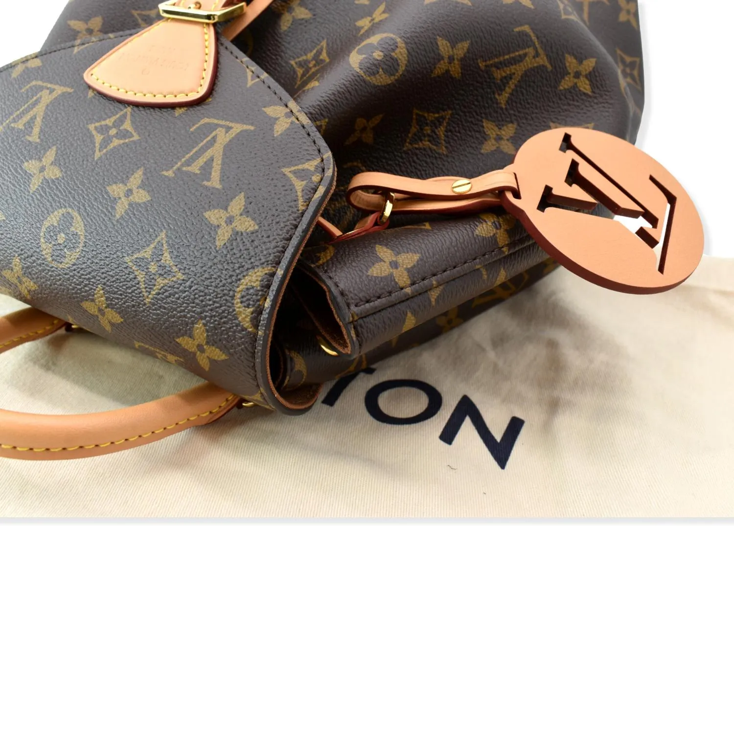 LOUIS VUITTON Montsouris PM Monogram Canvas Backpack Brown