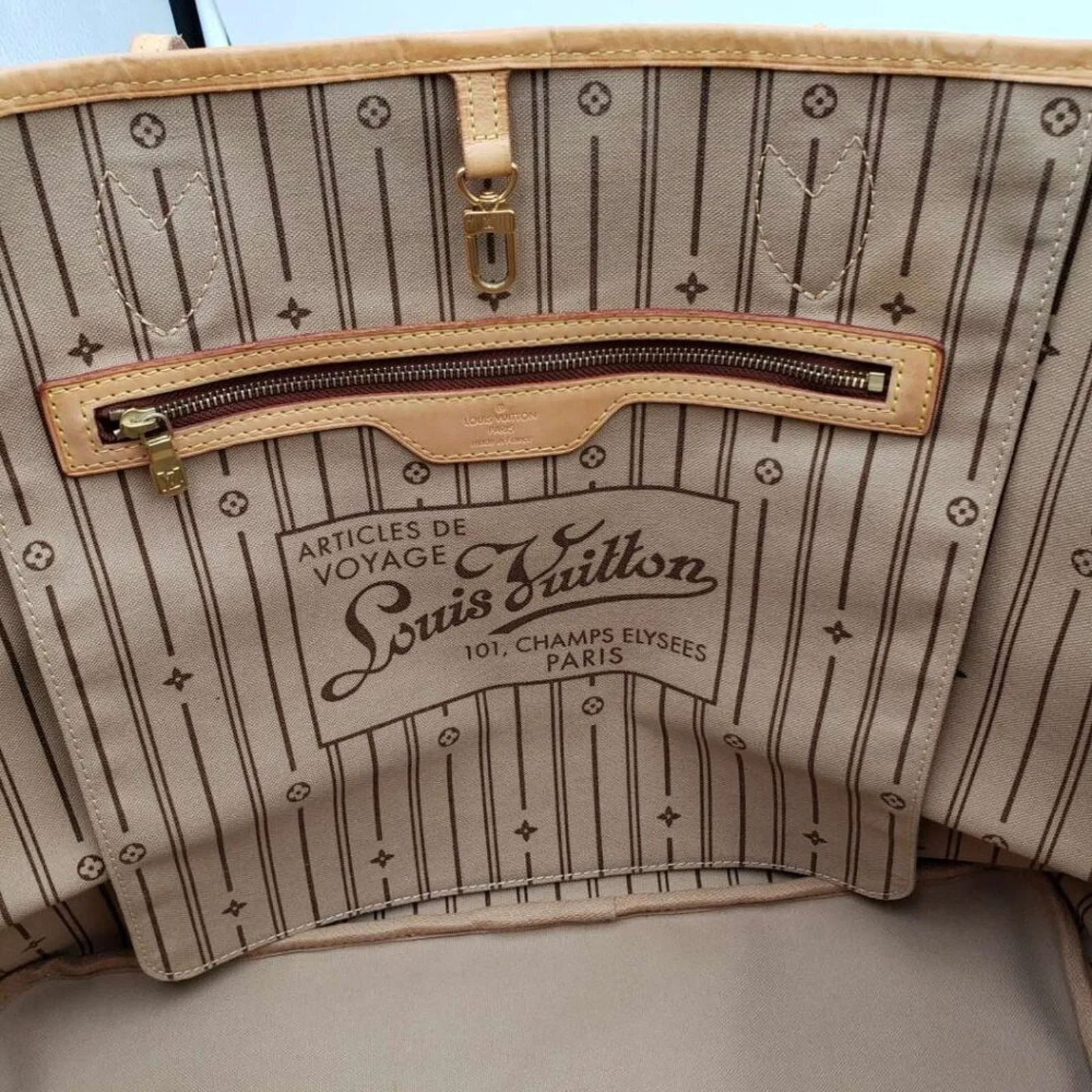 Louis Vuitton Neverfull GM Brown Monogram Canvas Shoulder Bag