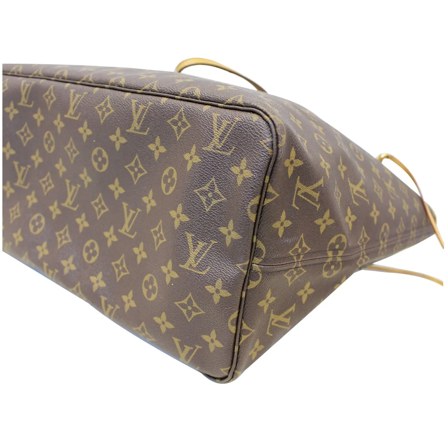 LOUIS VUITTON Neverfull GM Monogram Canvas Shoulder Bag Fuchsia