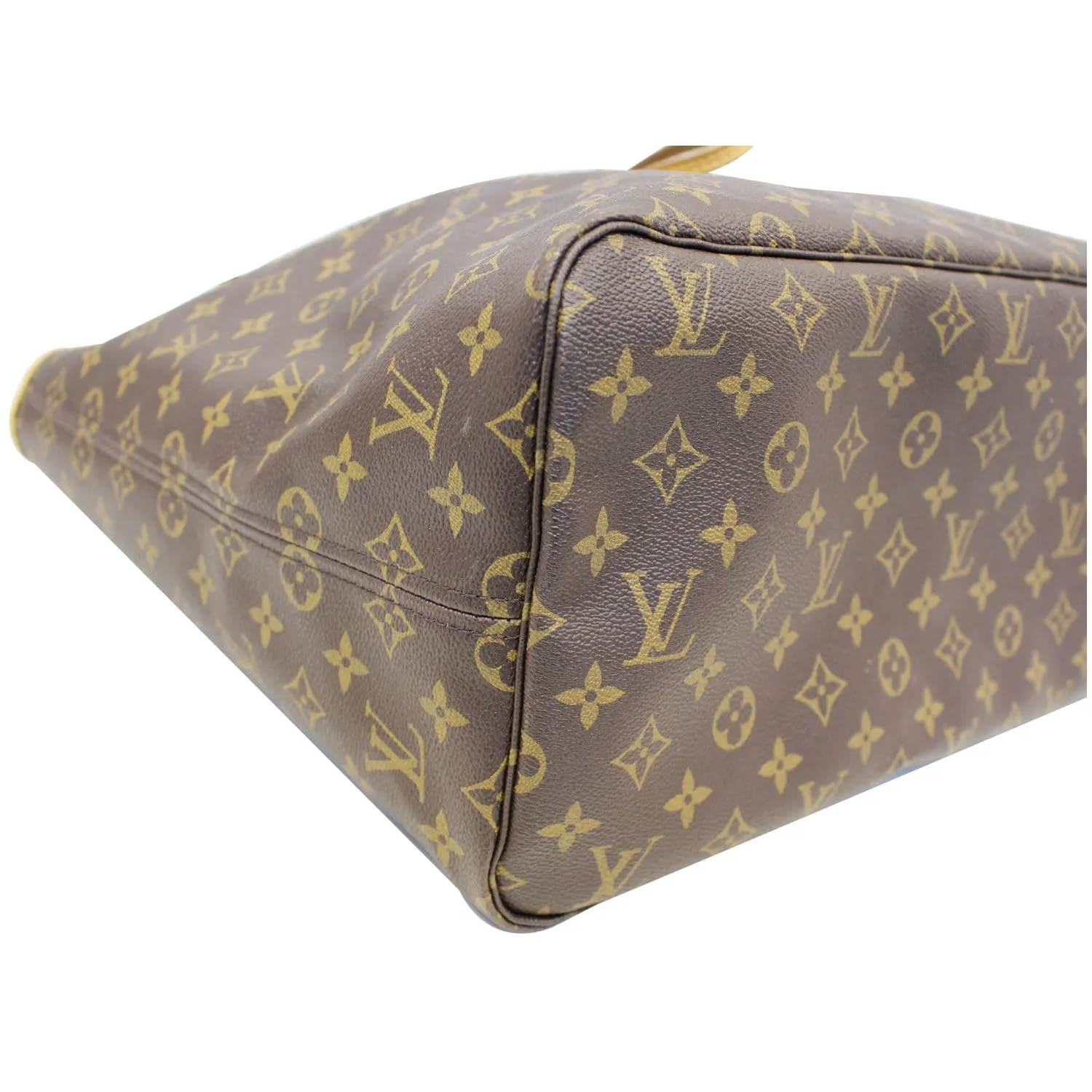 LOUIS VUITTON Neverfull GM Monogram Canvas Shoulder Bag Fuchsia