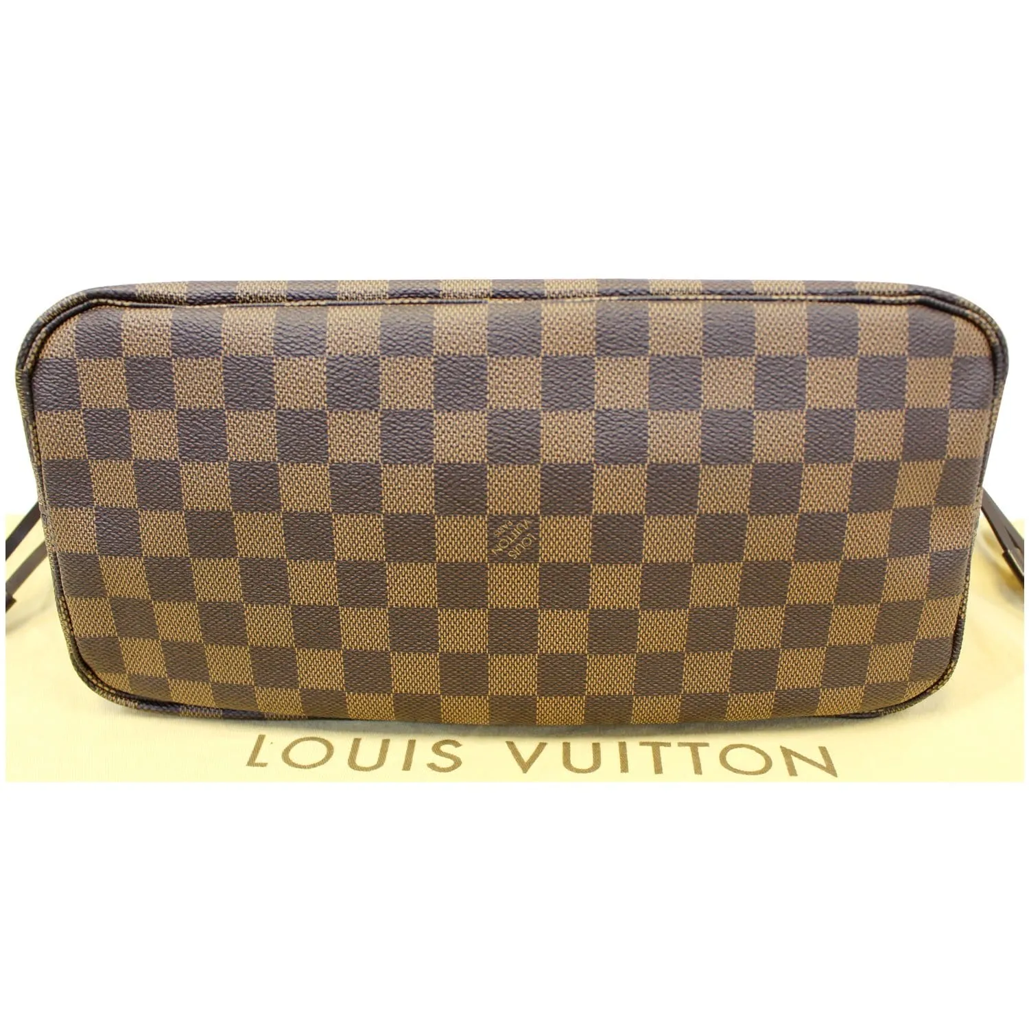 LOUIS VUITTON Neverfull MM Damier Ebene Tote Shoulder Bag