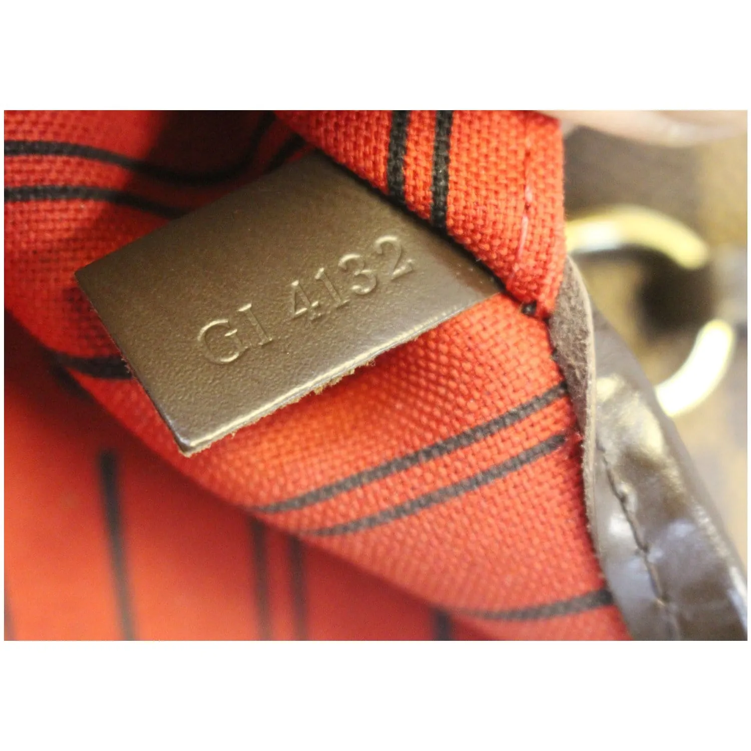 LOUIS VUITTON Neverfull MM Damier Ebene Tote Shoulder Bag
