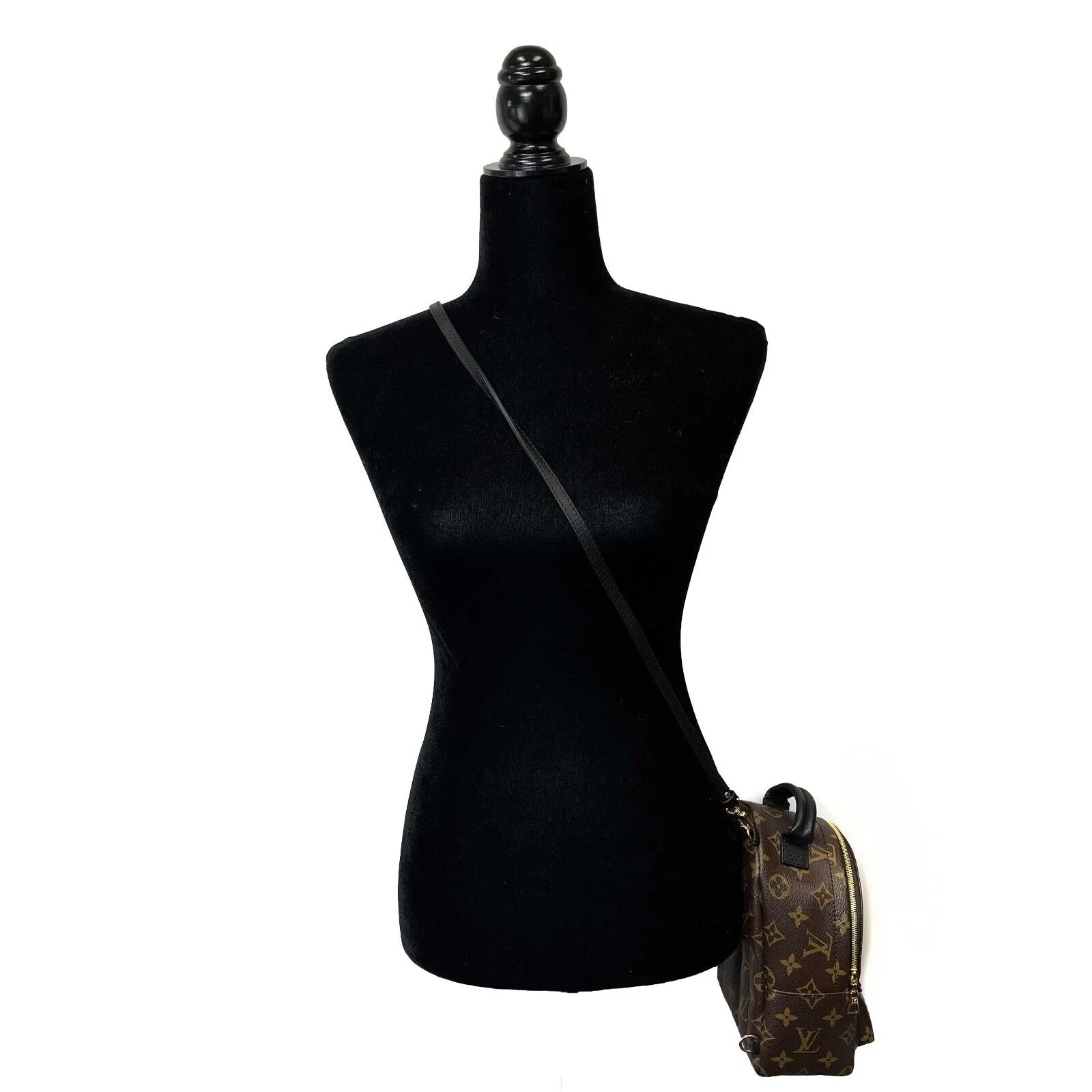 Louis Vuitton - NEW Palm Springs Mini - Brown Backpack / Crossbody RETAIL $2440