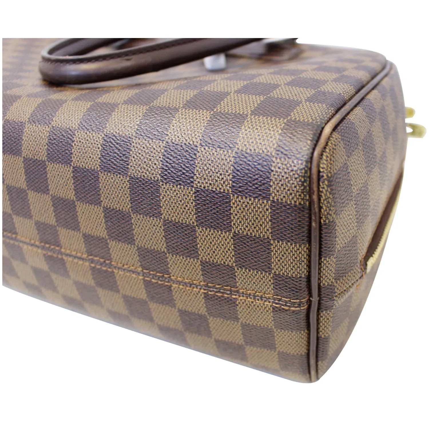 LOUIS VUITTON Nolita Damier Ebene Satchel Bag Brown
