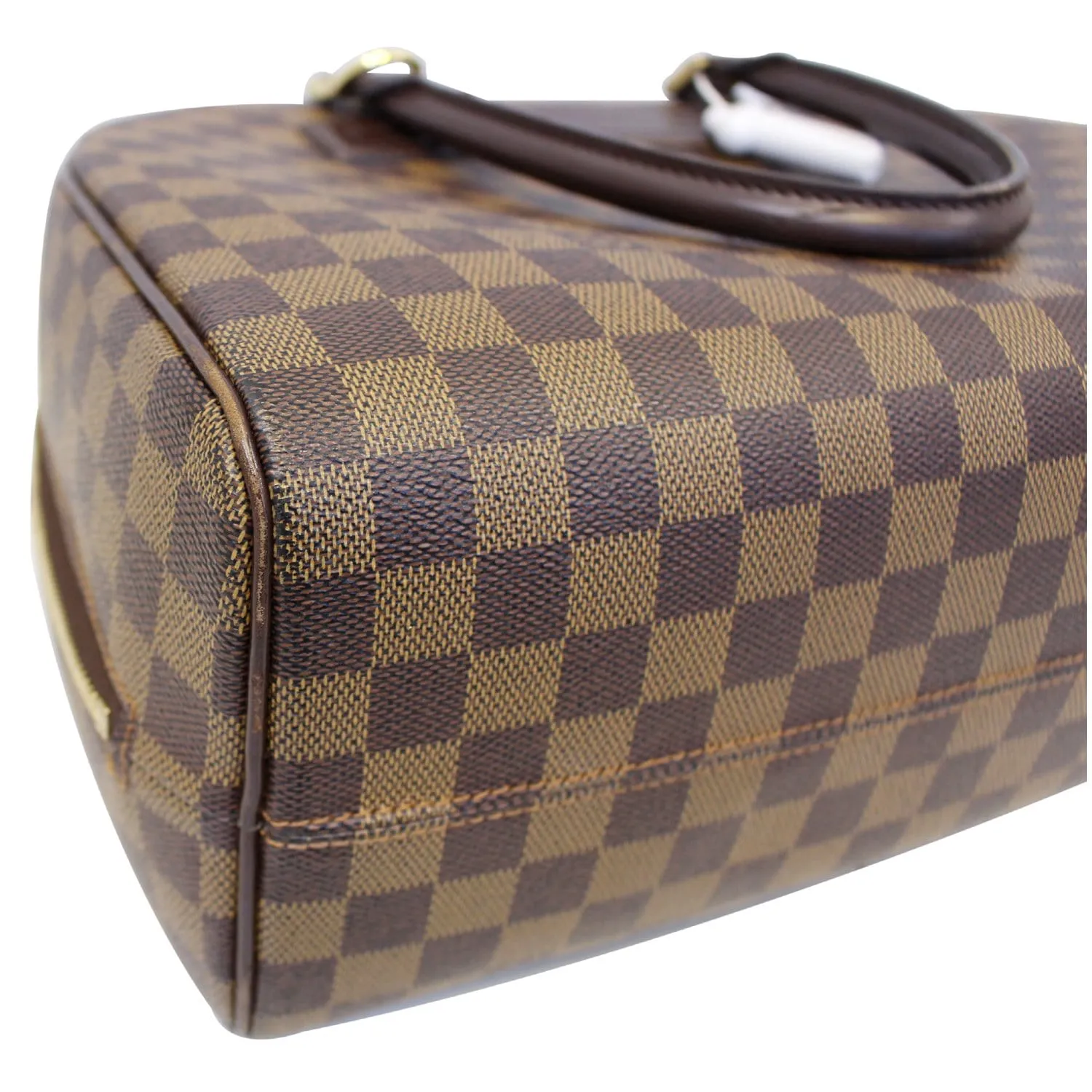 LOUIS VUITTON Nolita Damier Ebene Satchel Bag Brown