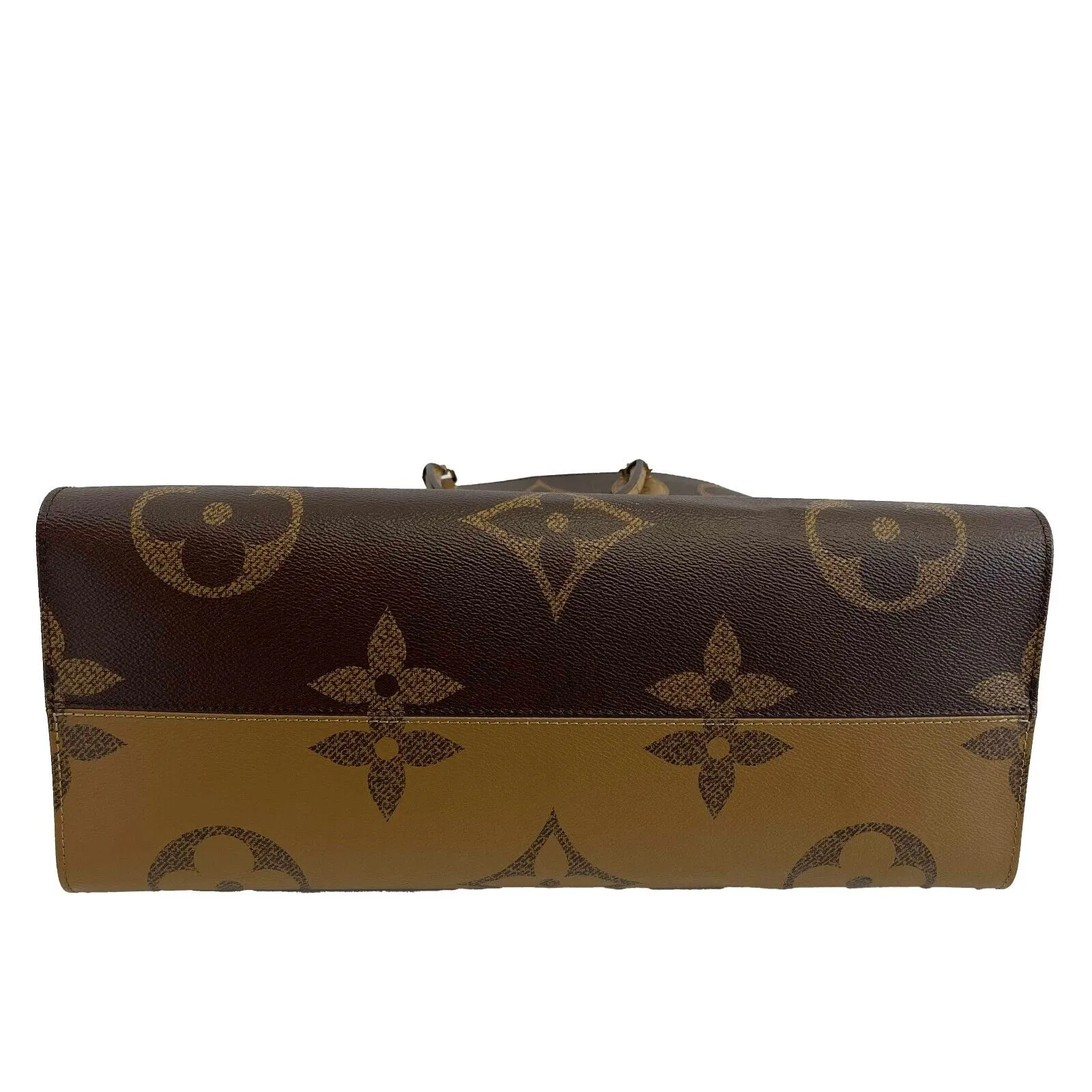 Louis Vuitton - Onthego MM - Brown and Tan Monogram Canvas Tote / Shoulder Strap
