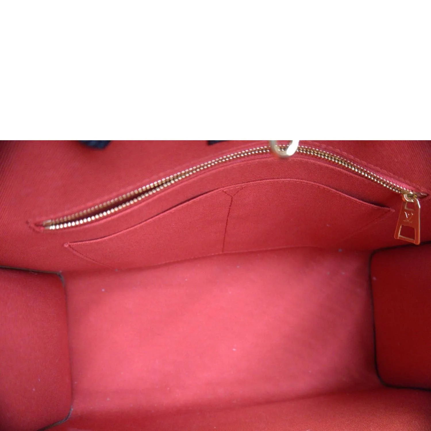 LOUIS VUITTON Onthego MM Giant Monogram Canvas Tote Shoulder Bag Brown