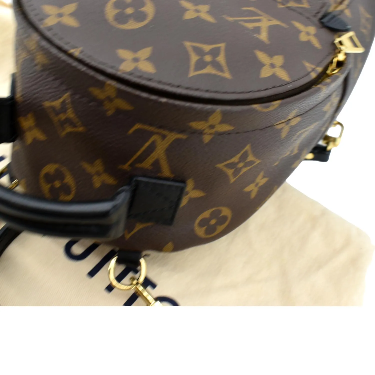 LOUIS VUITTON Palm Springs Mini Monogram Canvas Backpack Brown