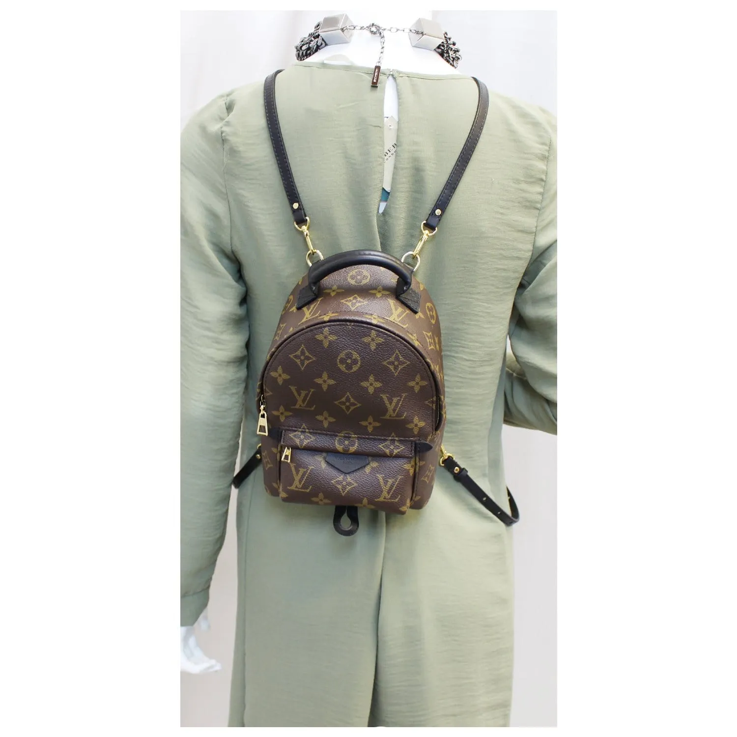 LOUIS VUITTON Palm Springs Mini Monogram Canvas Backpack