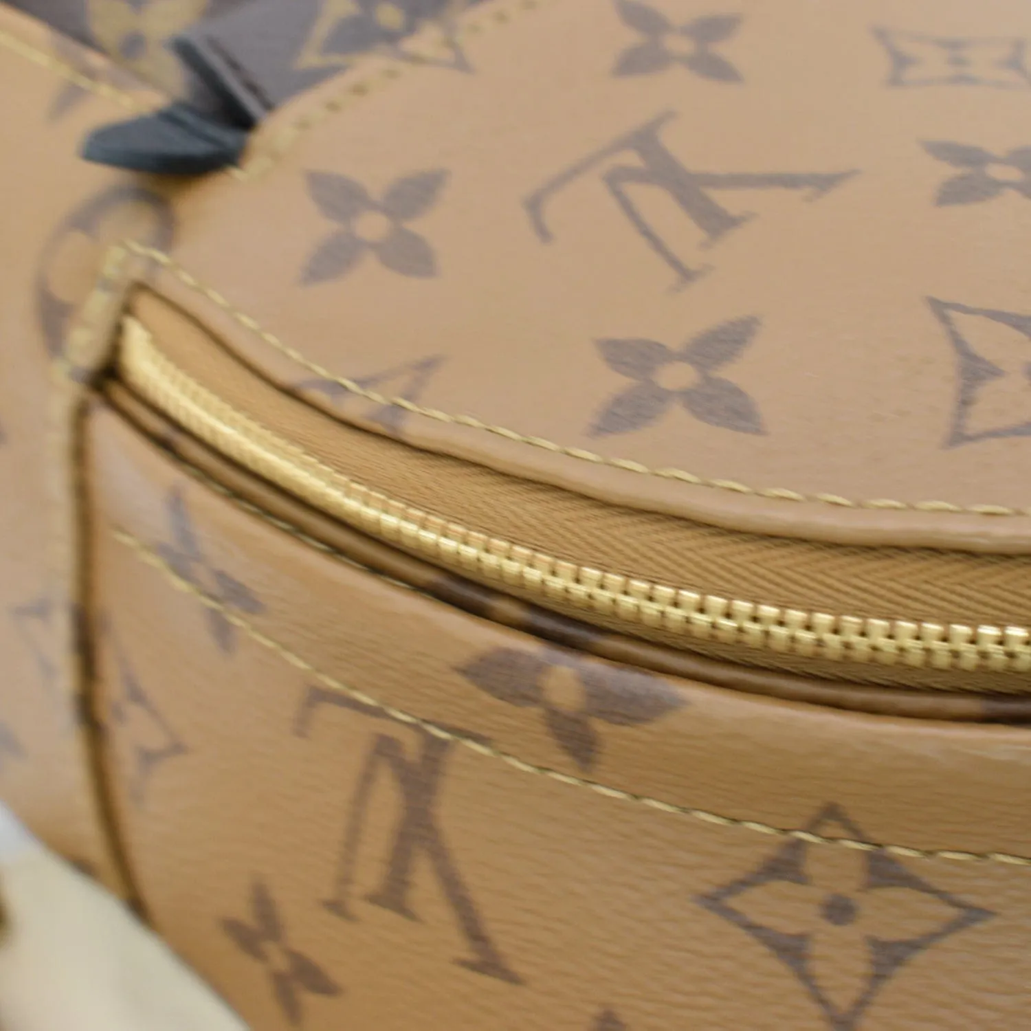 LOUIS VUITTON Palm Springs PM Monogram Reverse Canvas Backpack Brown