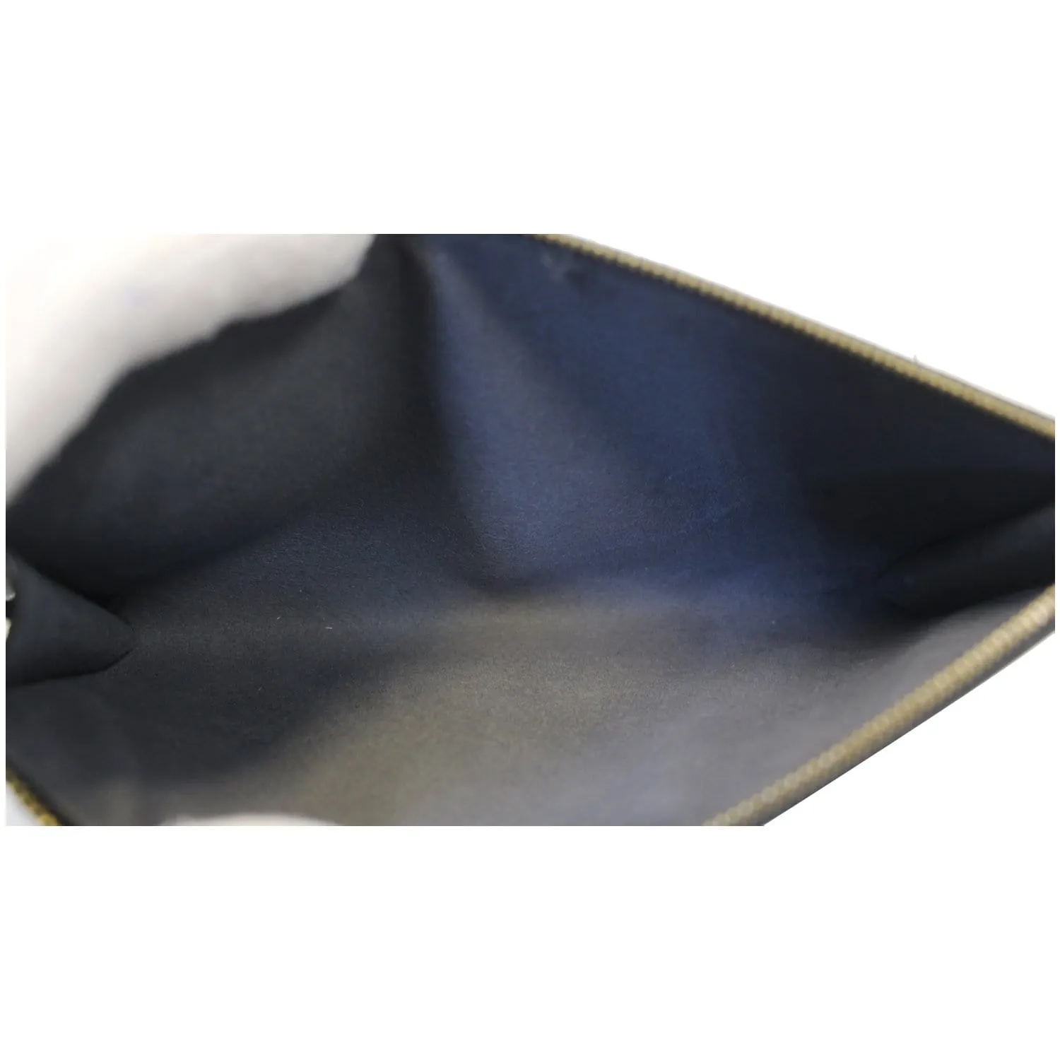 LOUIS VUITTON Pochette Accessoires Epi Leather Pouch Black