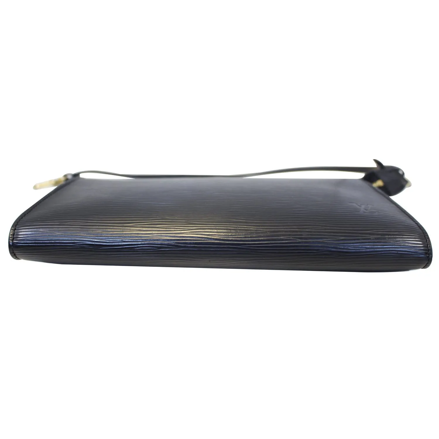 LOUIS VUITTON Pochette Accessoires Epi Leather Pouch Black