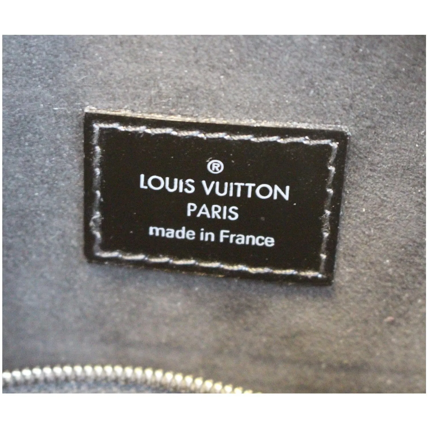 LOUIS VUITTON Pont-Neuf GM Epi Electric Leather Satchel Bag Black