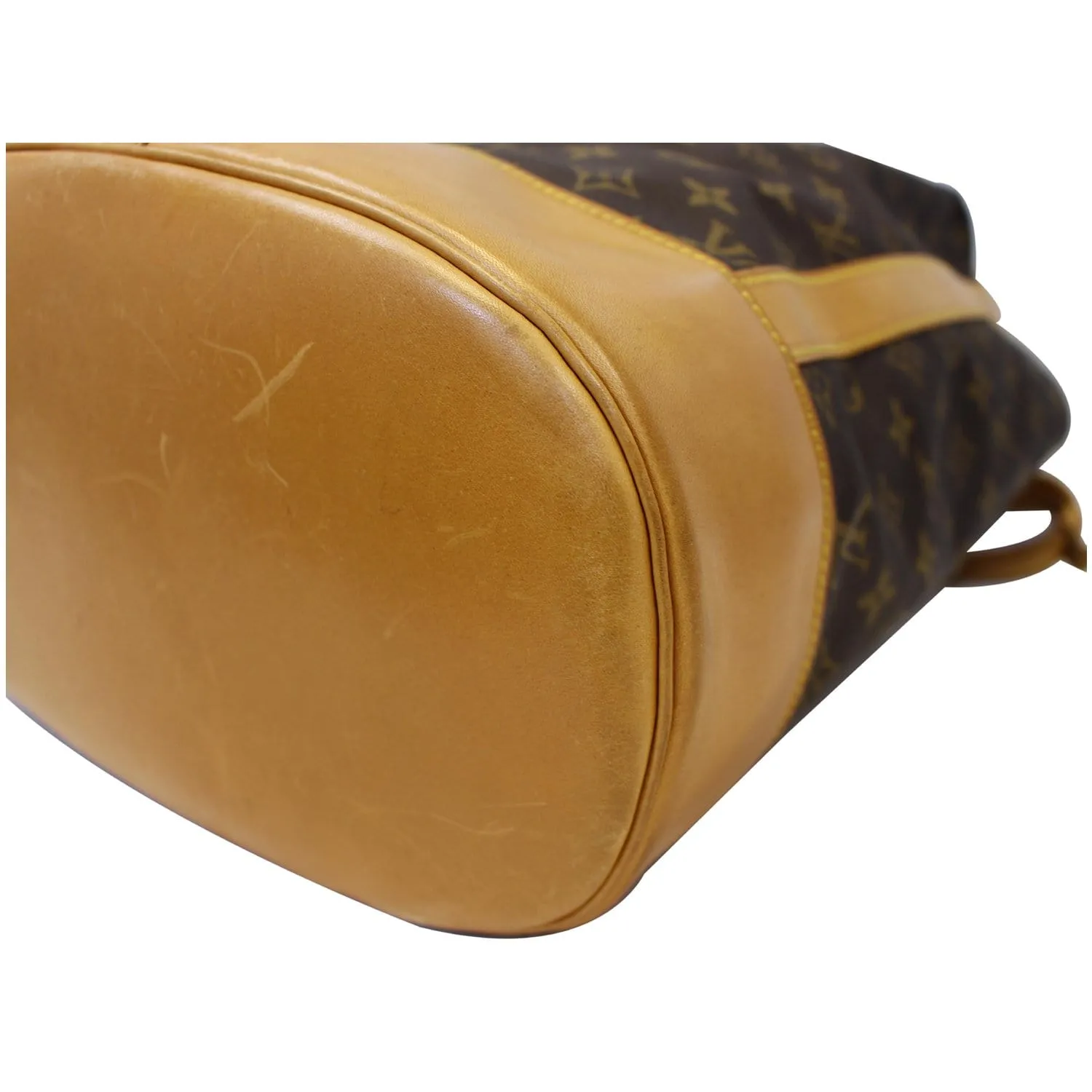 LOUIS VUITTON Randonnee GM Monogram Canvas Backpack Bag Brown