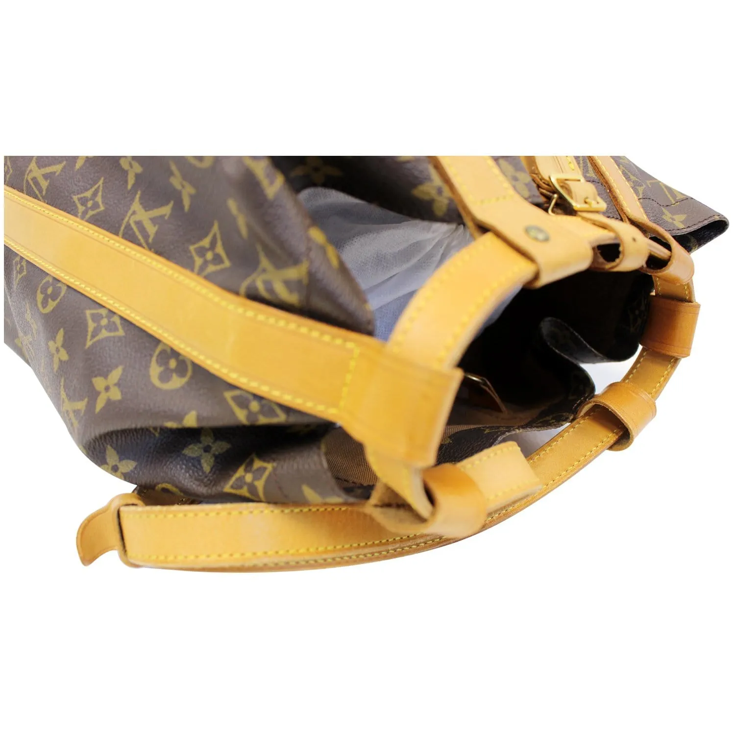 LOUIS VUITTON Randonnee GM Monogram Canvas Backpack Bag Brown