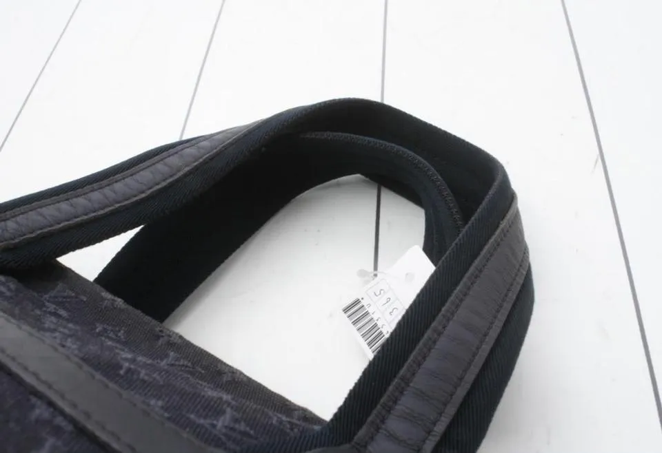 Louis Vuitton Rare Navy Blue Monogram Mini Lin GM Boston Speedy 56LV713