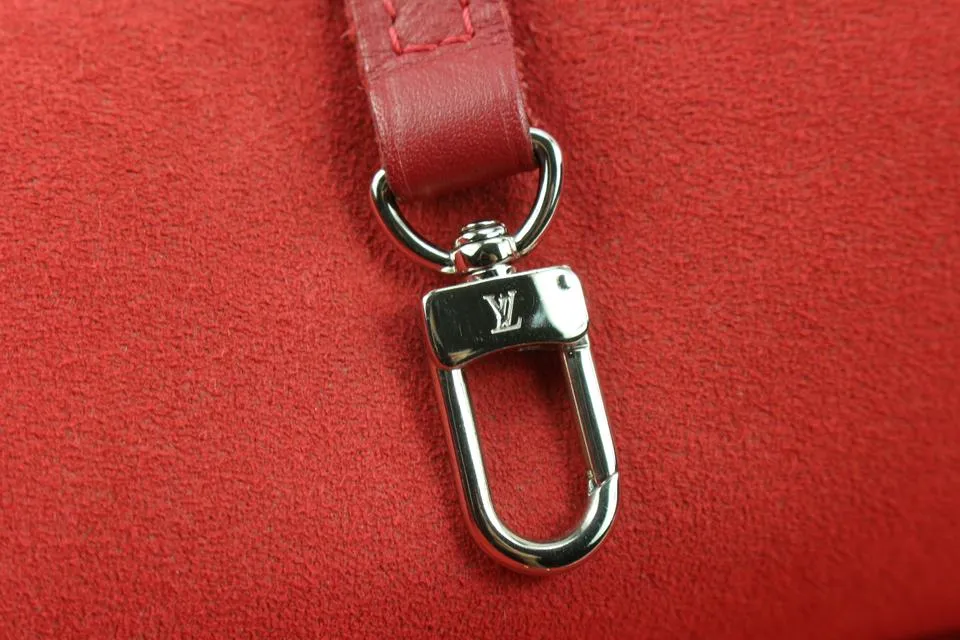 Louis Vuitton Red Epi Leather Neverfull MM Tote Bag 121lv49