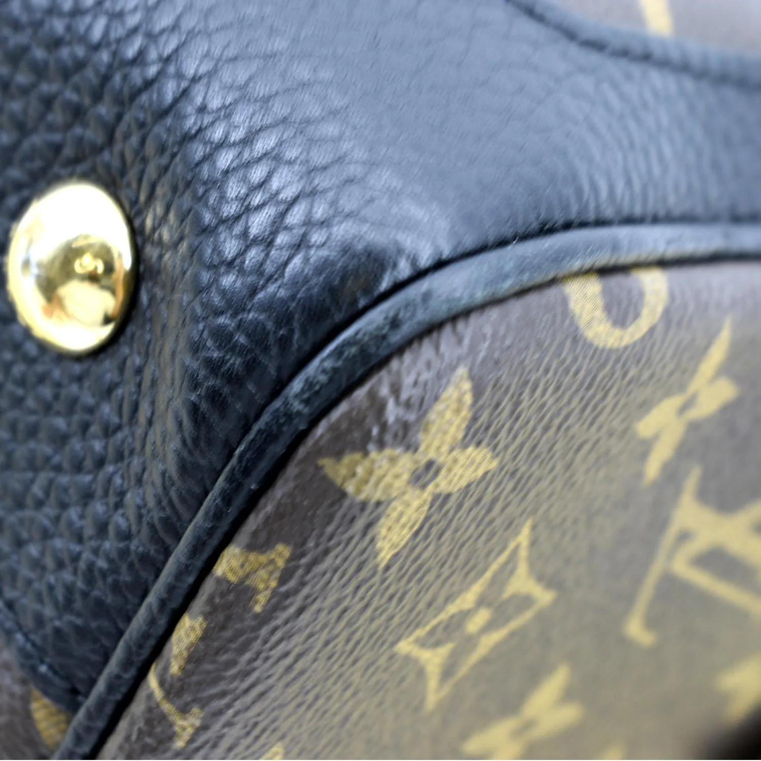 LOUIS VUITTON Retiro Monogram Canvas Shoulder Bag Brown