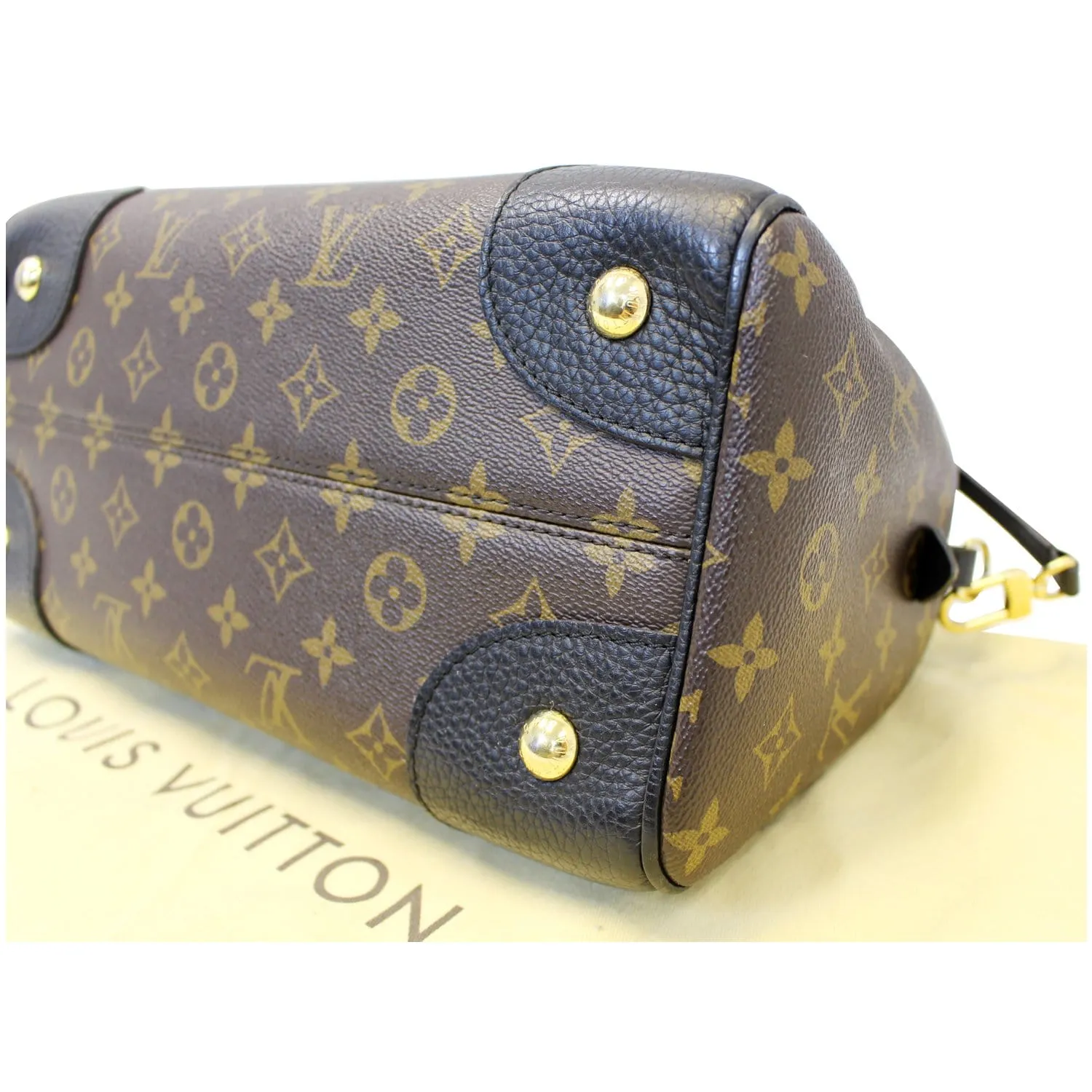 LOUIS VUITTON Retiro NM Monogram Canvas Shoulder Bag Noir