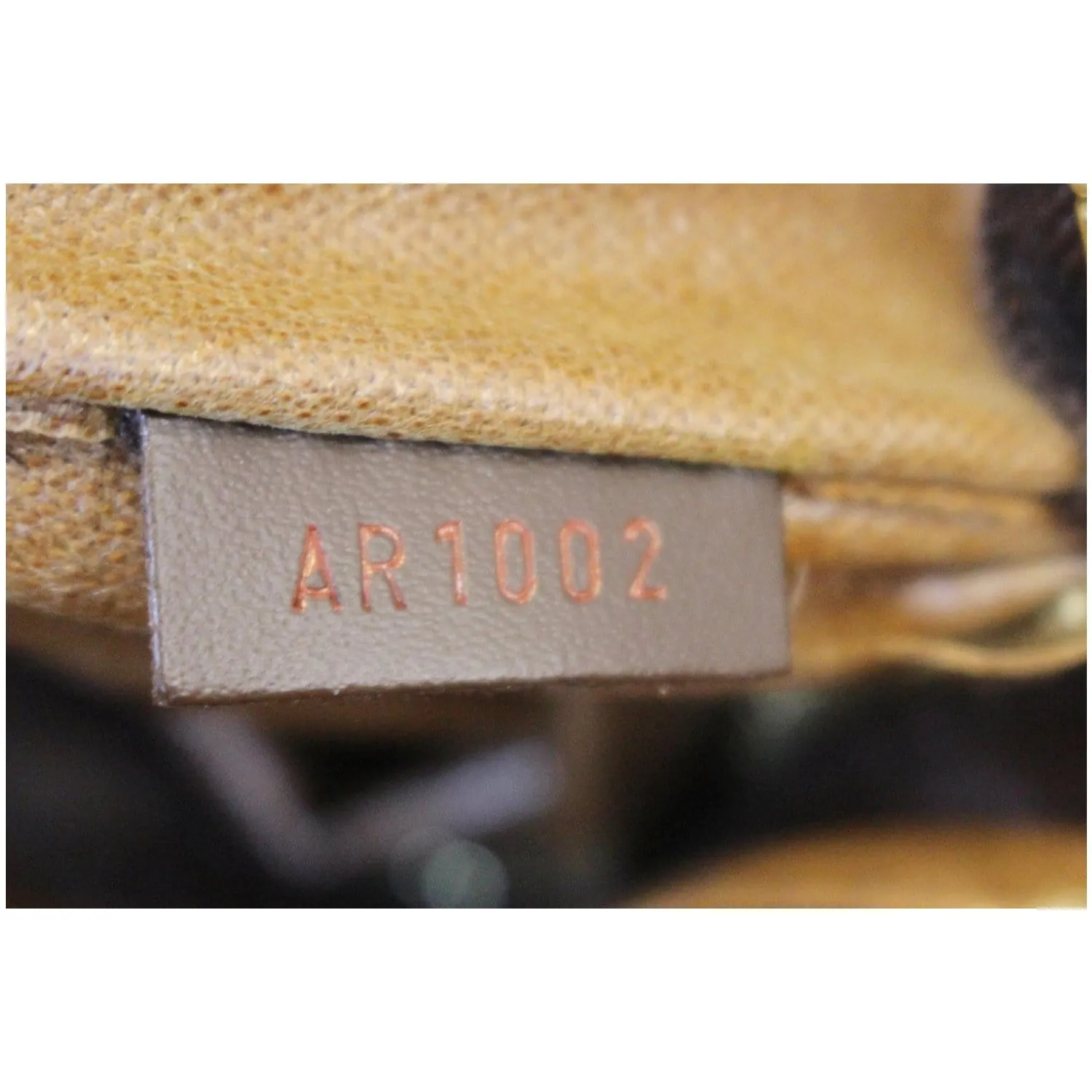 LOUIS VUITTON Ribera GM Damier Ebene Satchel Bag Brown