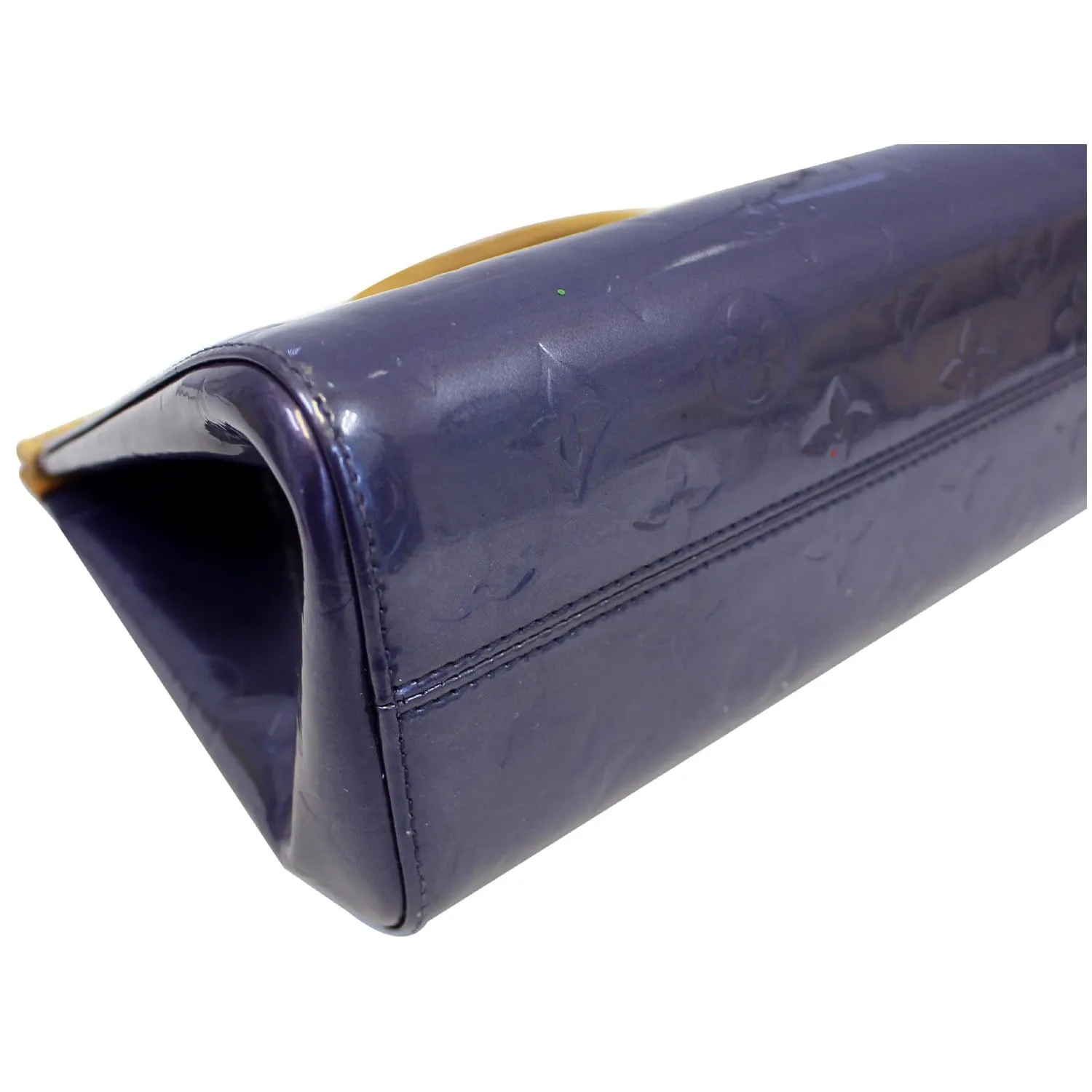 LOUIS VUITTON Roxbury Drive Monogram Vernis Clutch Bag Blue