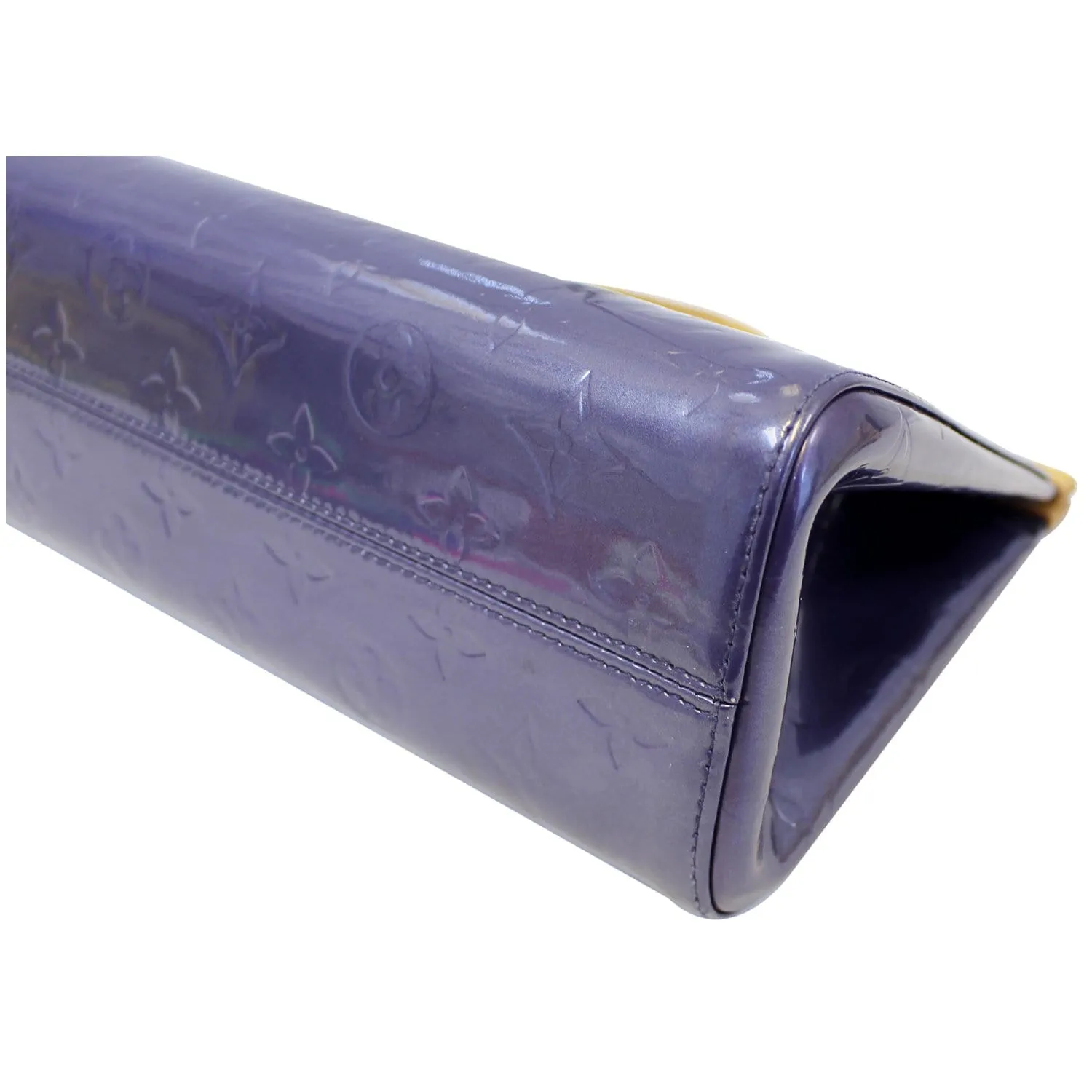 LOUIS VUITTON Roxbury Drive Monogram Vernis Clutch Bag Blue