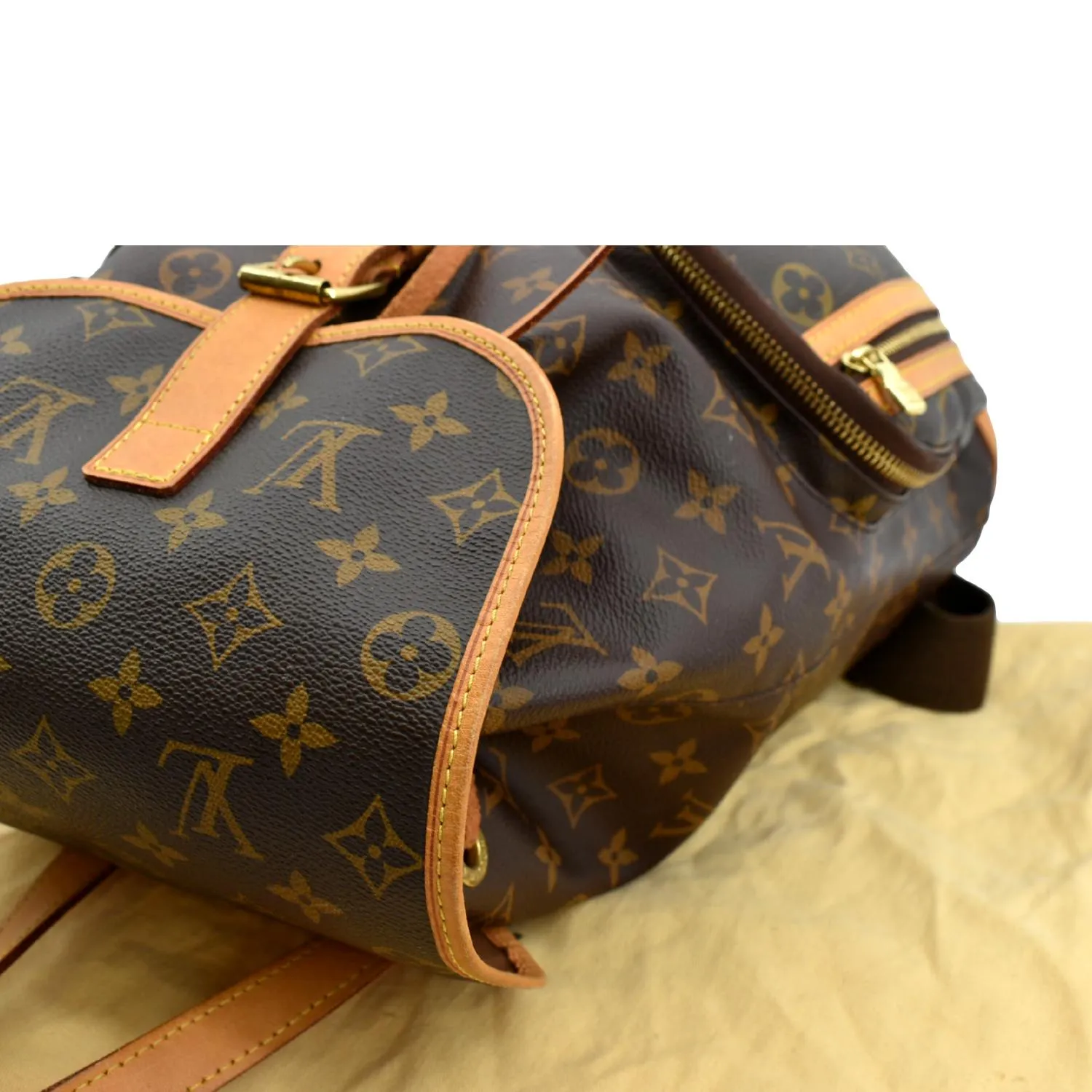 LOUIS VUITTON Sac A Dos Bosphore Monogram Canvas Backpack Bag Brown