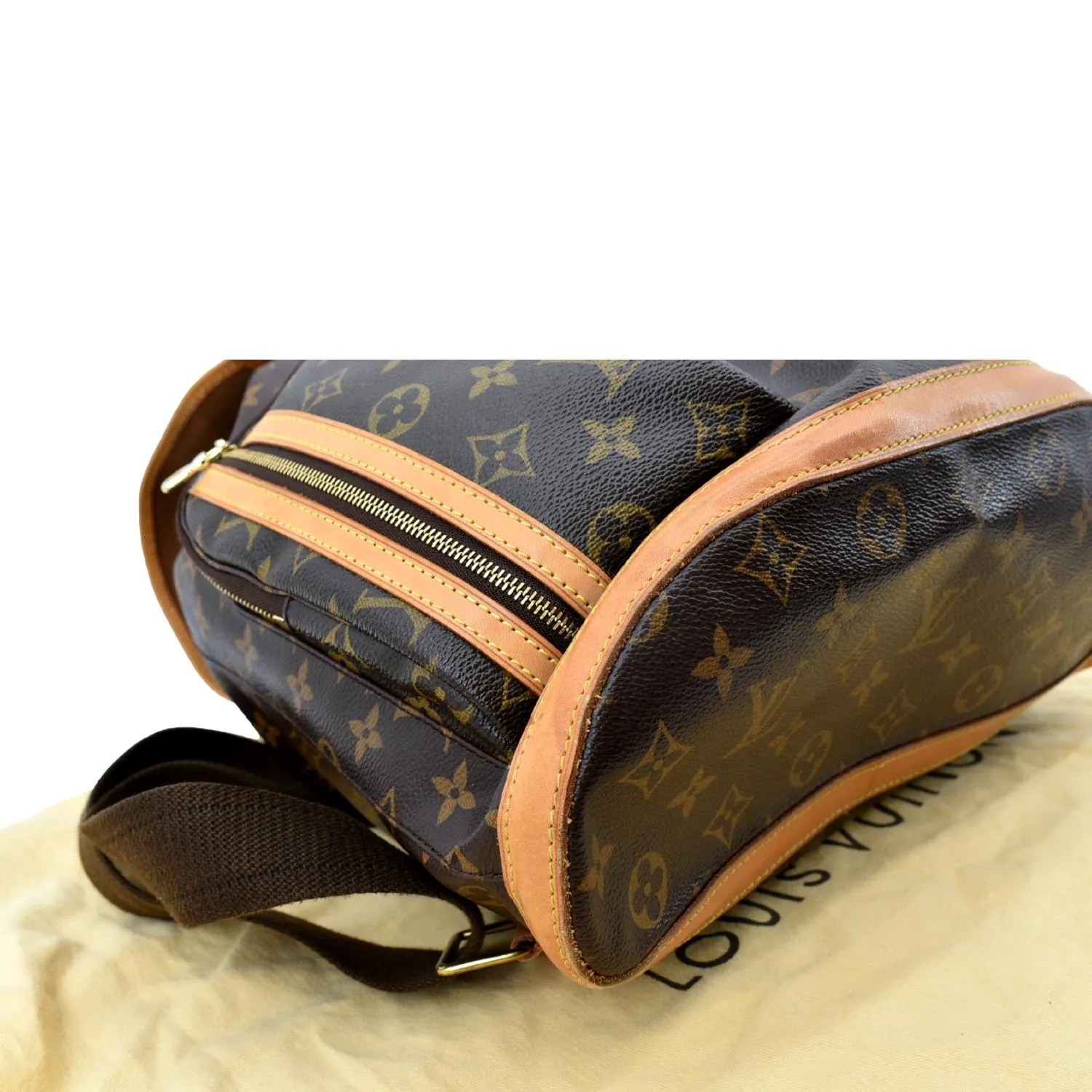 LOUIS VUITTON Sac A Dos Bosphore Monogram Canvas Backpack Bag Brown
