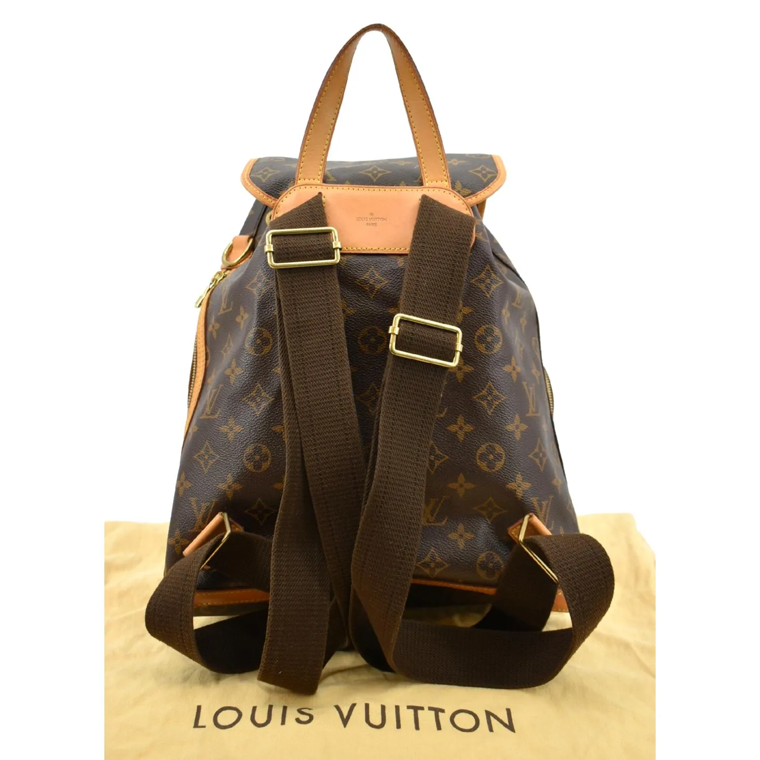 LOUIS VUITTON Sac A Dos Bosphore Monogram Canvas Backpack Bag Brown