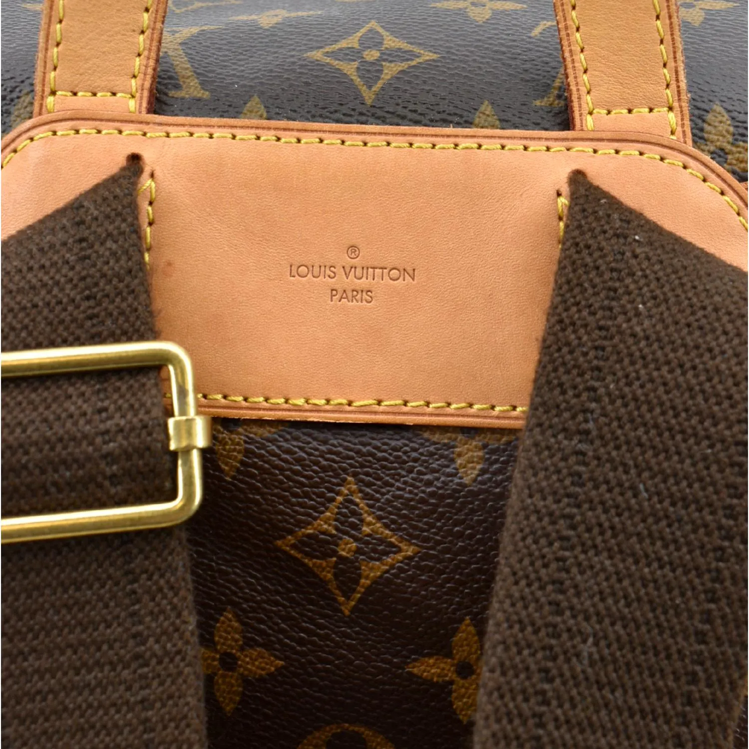 LOUIS VUITTON Sac A Dos Bosphore Monogram Canvas Backpack Bag Brown