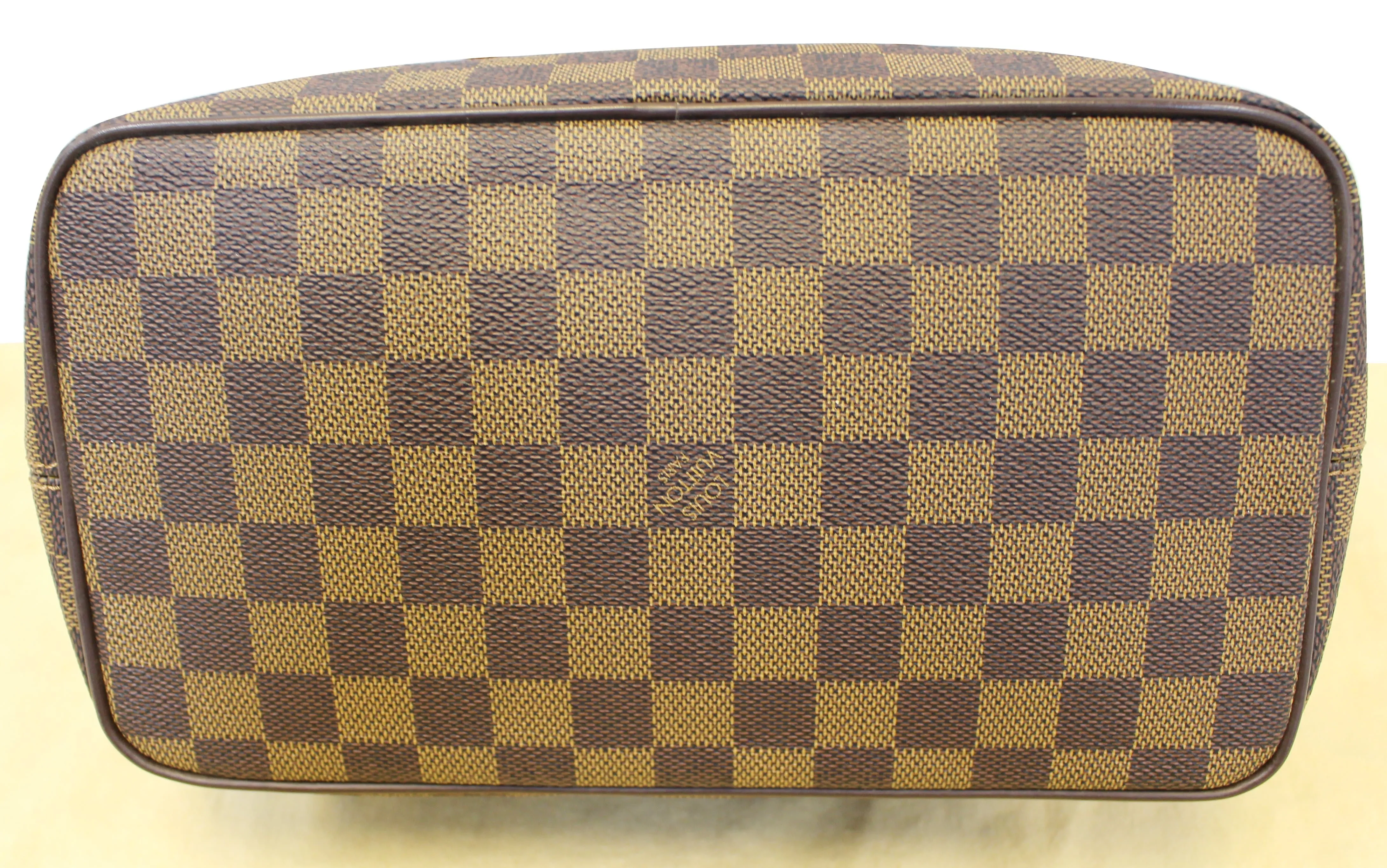 LOUIS VUITTON Saleya PM  Damier Ebene Brown Tote Shoulder Bag