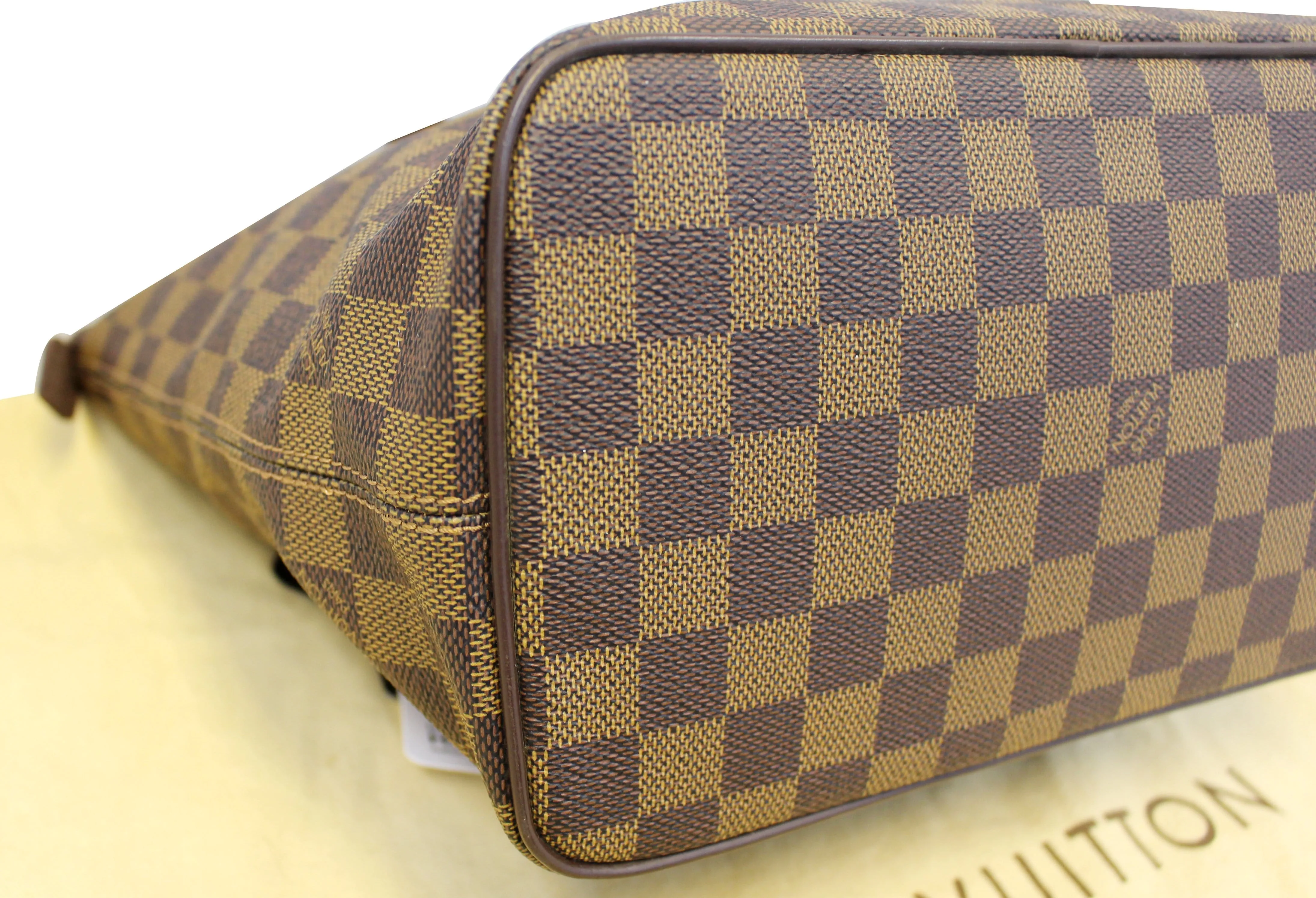 LOUIS VUITTON Saleya PM  Damier Ebene Brown Tote Shoulder Bag