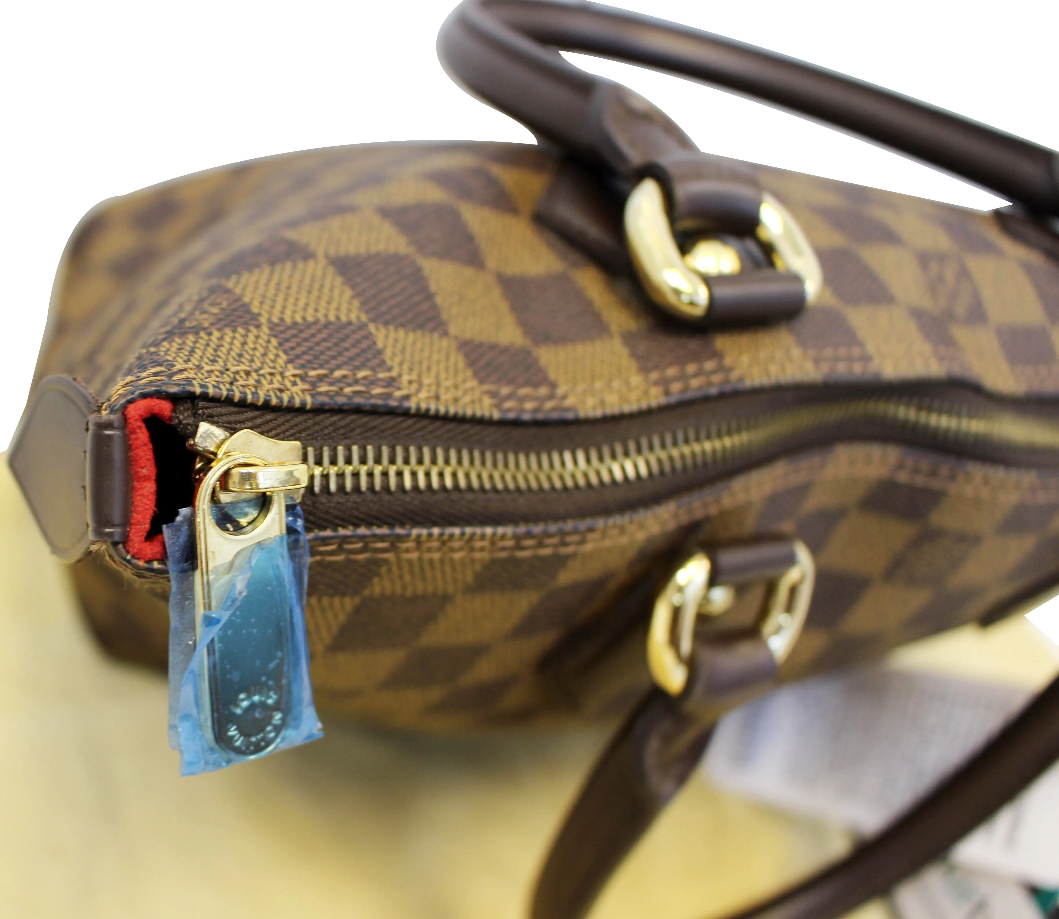 LOUIS VUITTON Saleya PM  Damier Ebene Brown Tote Shoulder Bag
