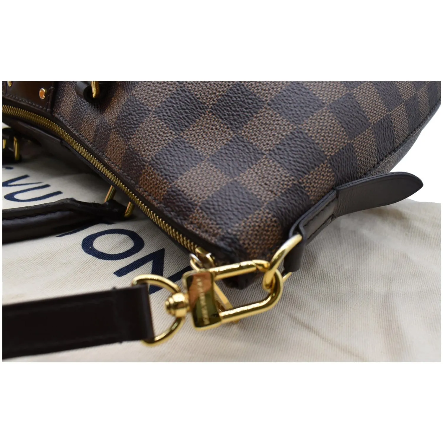 LOUIS VUITTON Siena MM Damier Ebene Shoulder Bag Brown - 10% OFF