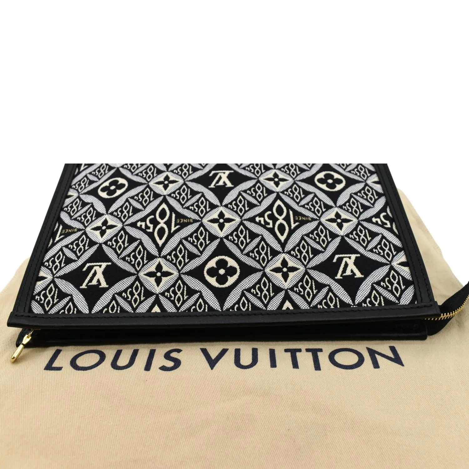 LOUIS VUITTON Since 1854 Toiletry 26 Jacquard Pouch Gray