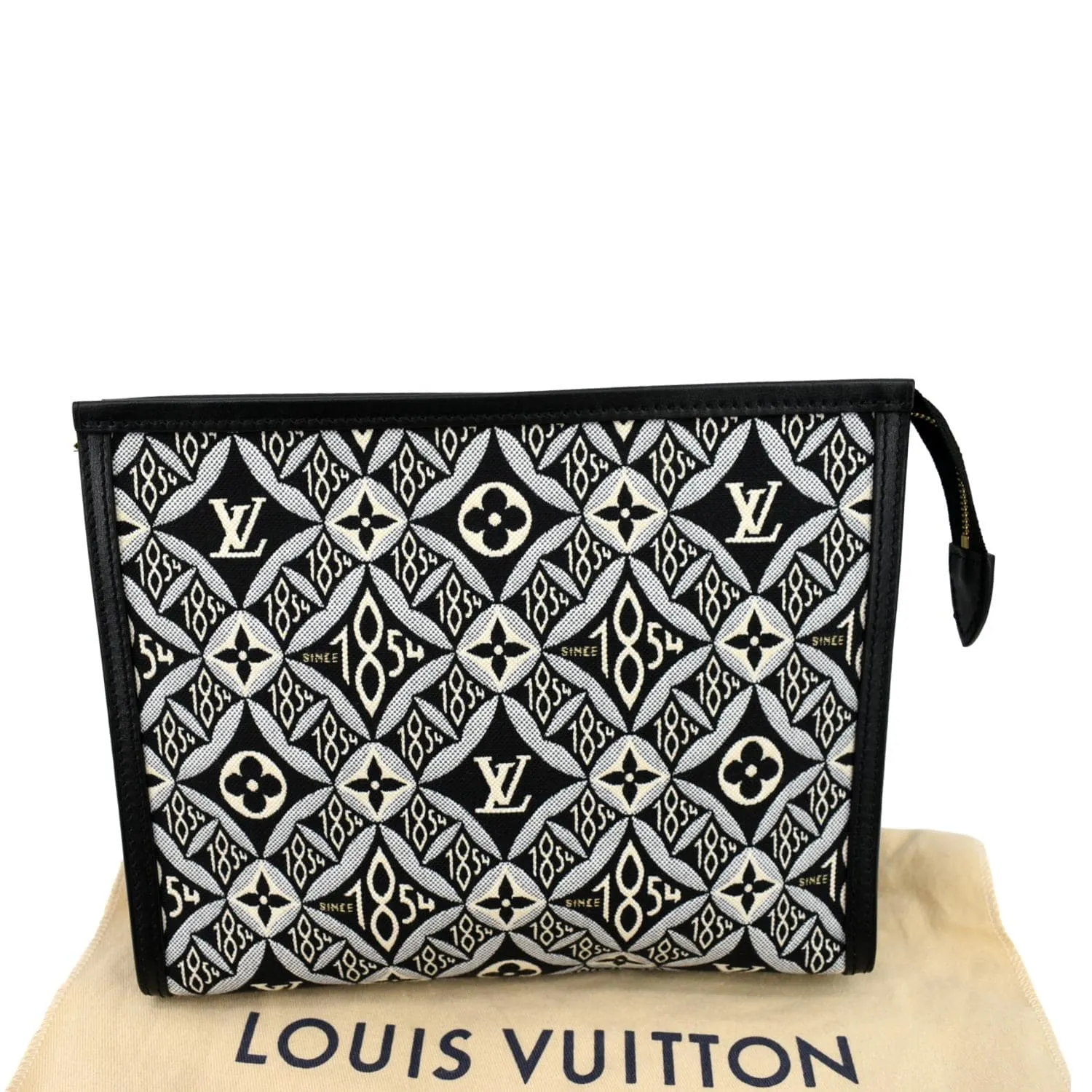 LOUIS VUITTON Since 1854 Toiletry 26 Jacquard Pouch Gray